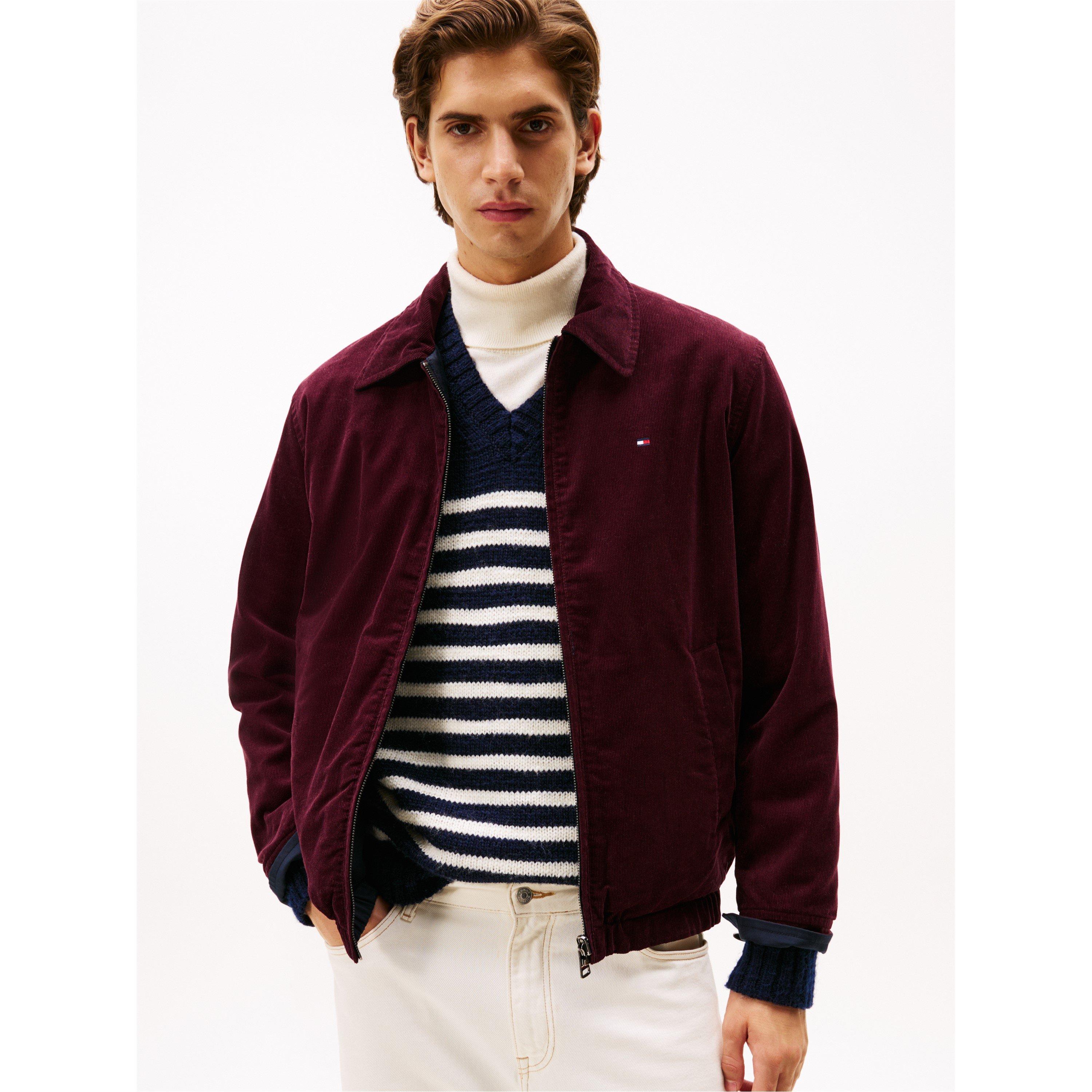 Deep Burg XIH - Tommy Hilfiger - Men's Reversible Harrington Jacket - 4