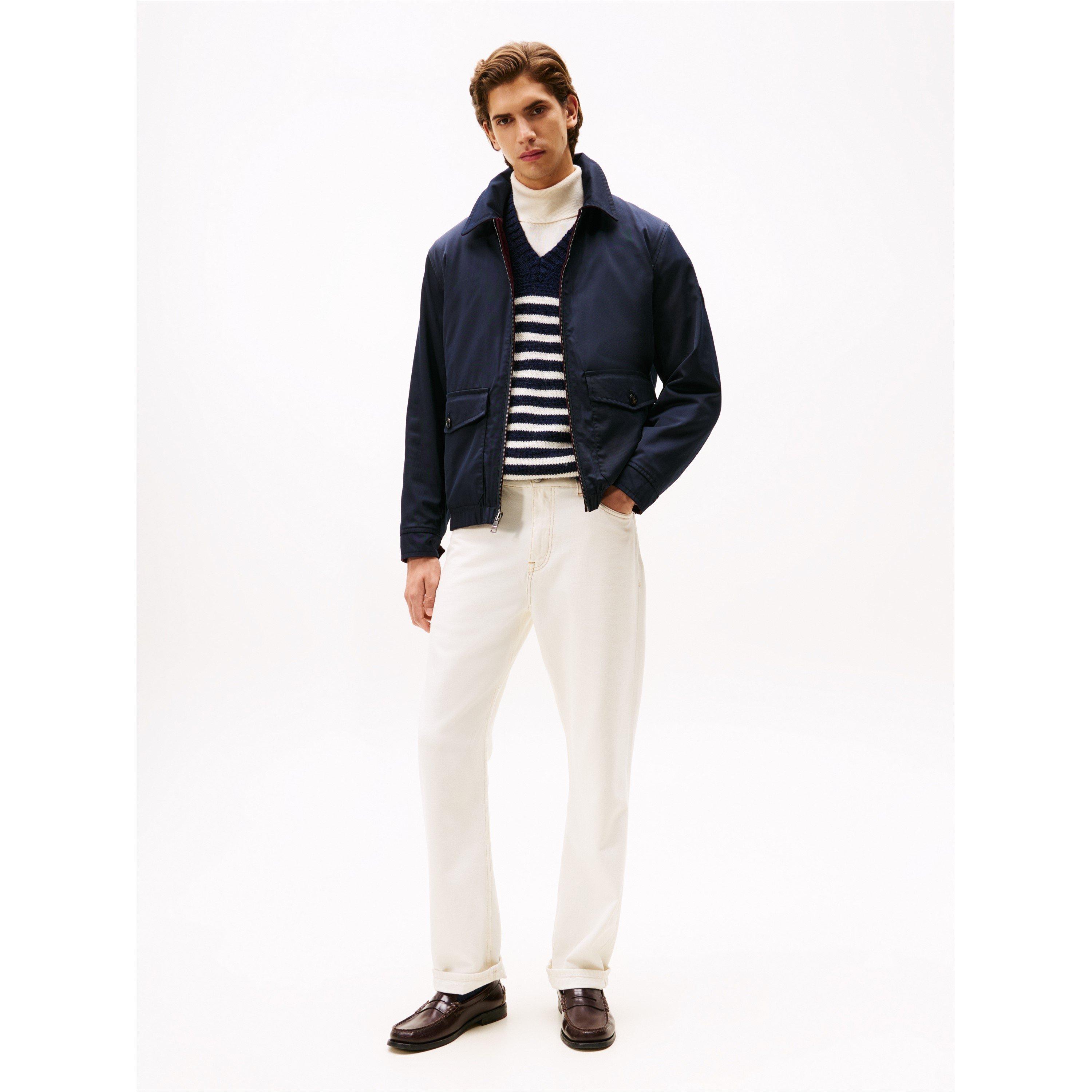 Deep Burg XIH - Tommy Hilfiger - Men's Reversible Harrington Jacket - 5