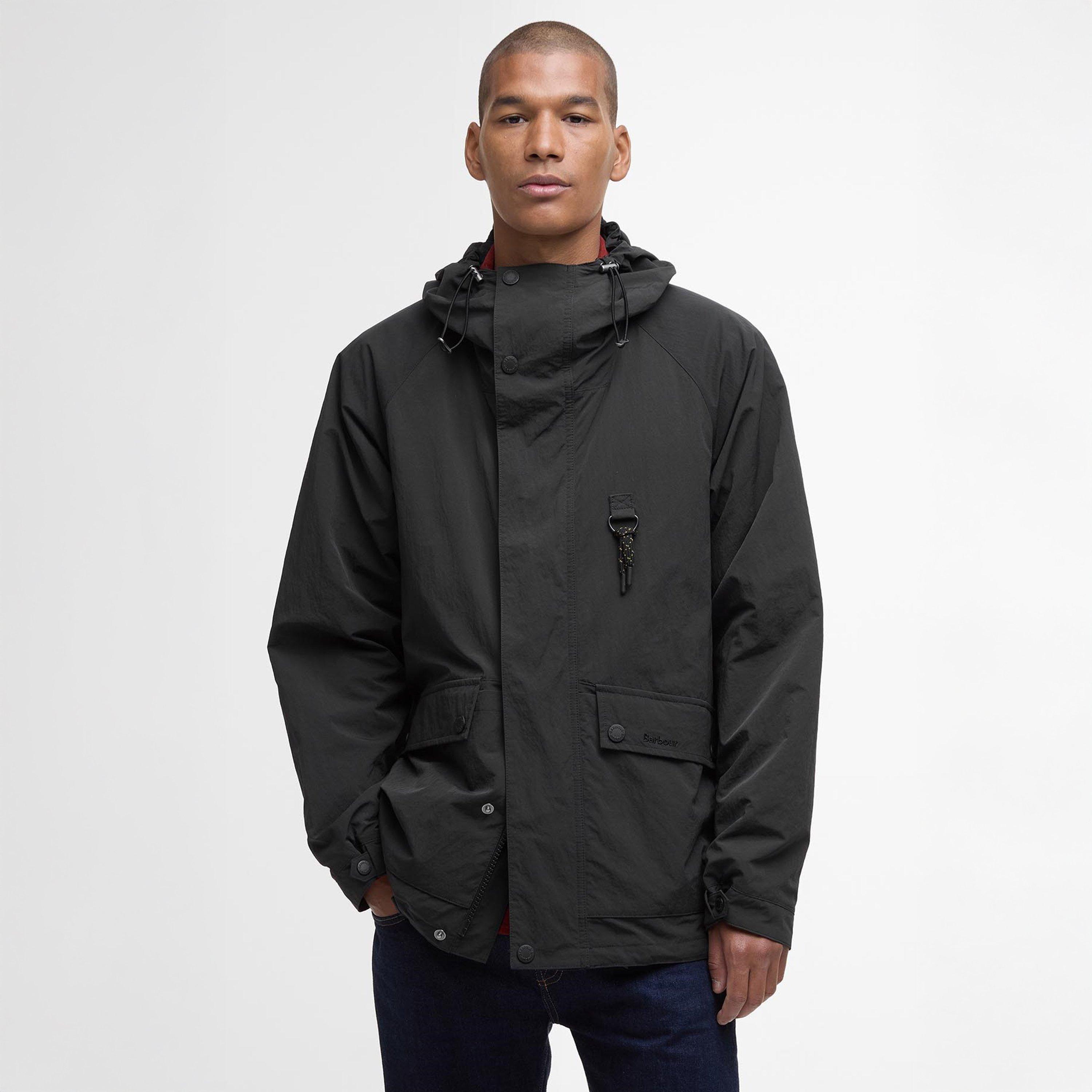 Black BK11 - Barbour - Mens Rig Showerproof Jacket - 2
