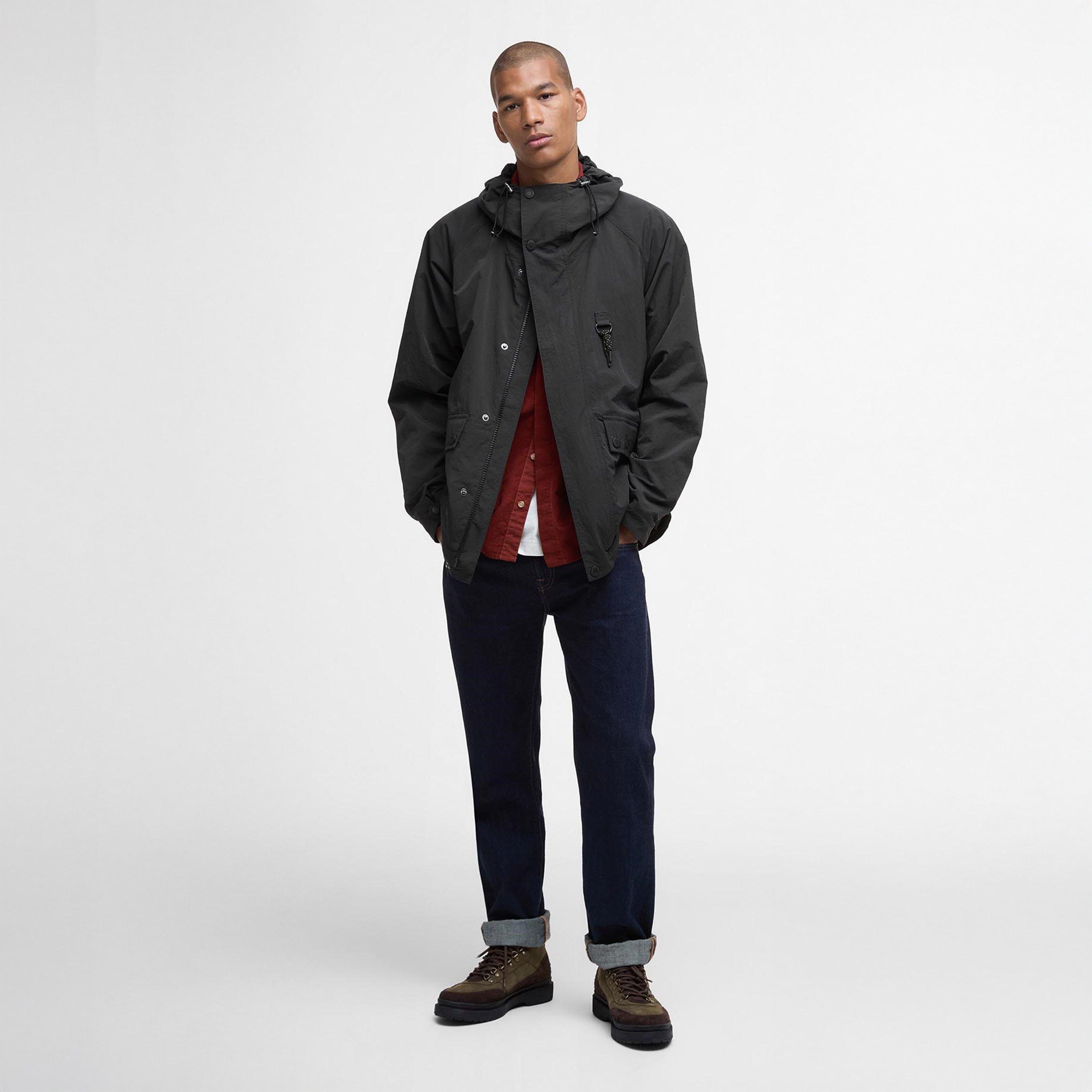 Black BK11 - Barbour - Mens Rig Showerproof Jacket - 7