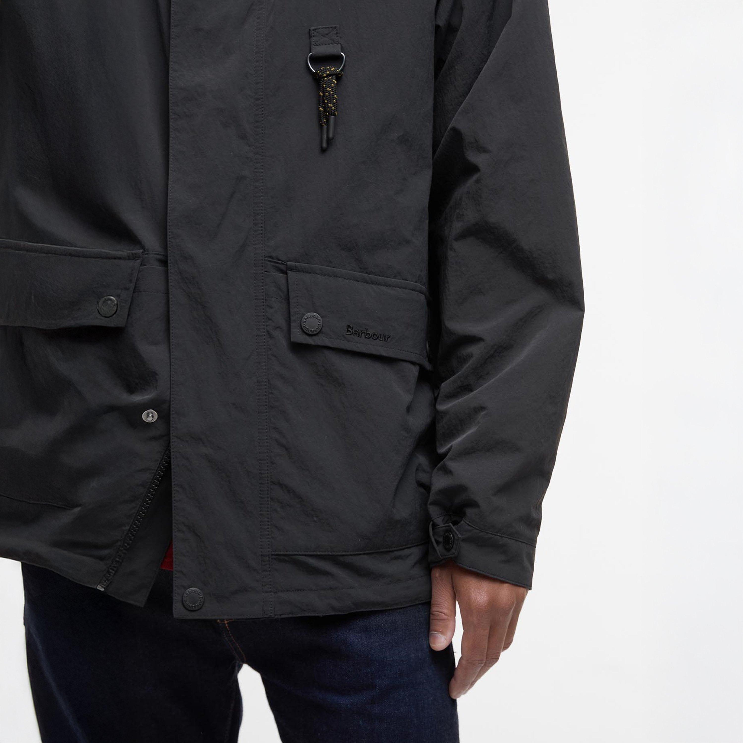 Black BK11 - Barbour - Mens Rig Showerproof Jacket - 6