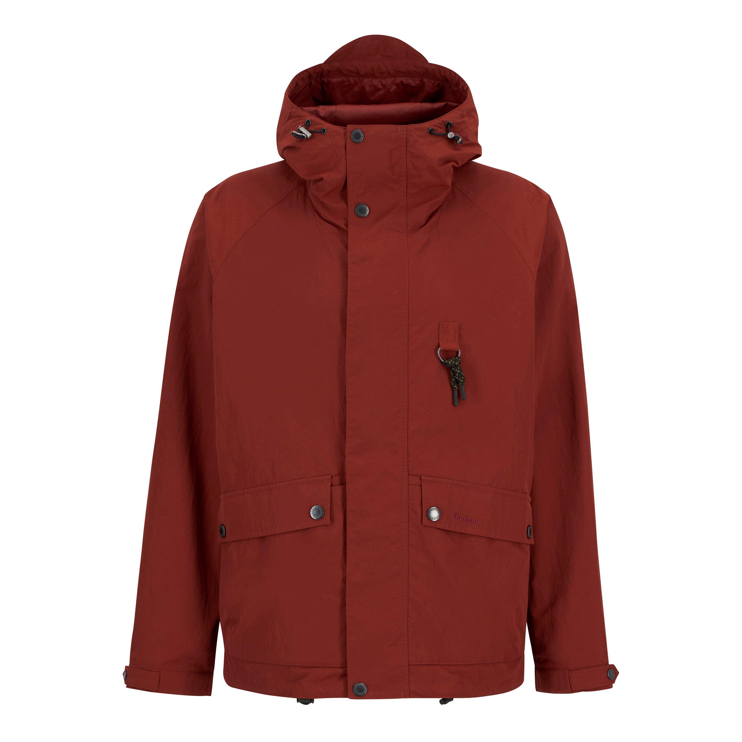 Barbour Men's Rig Showerproof Jacket - Fired Brck Re72 - XL