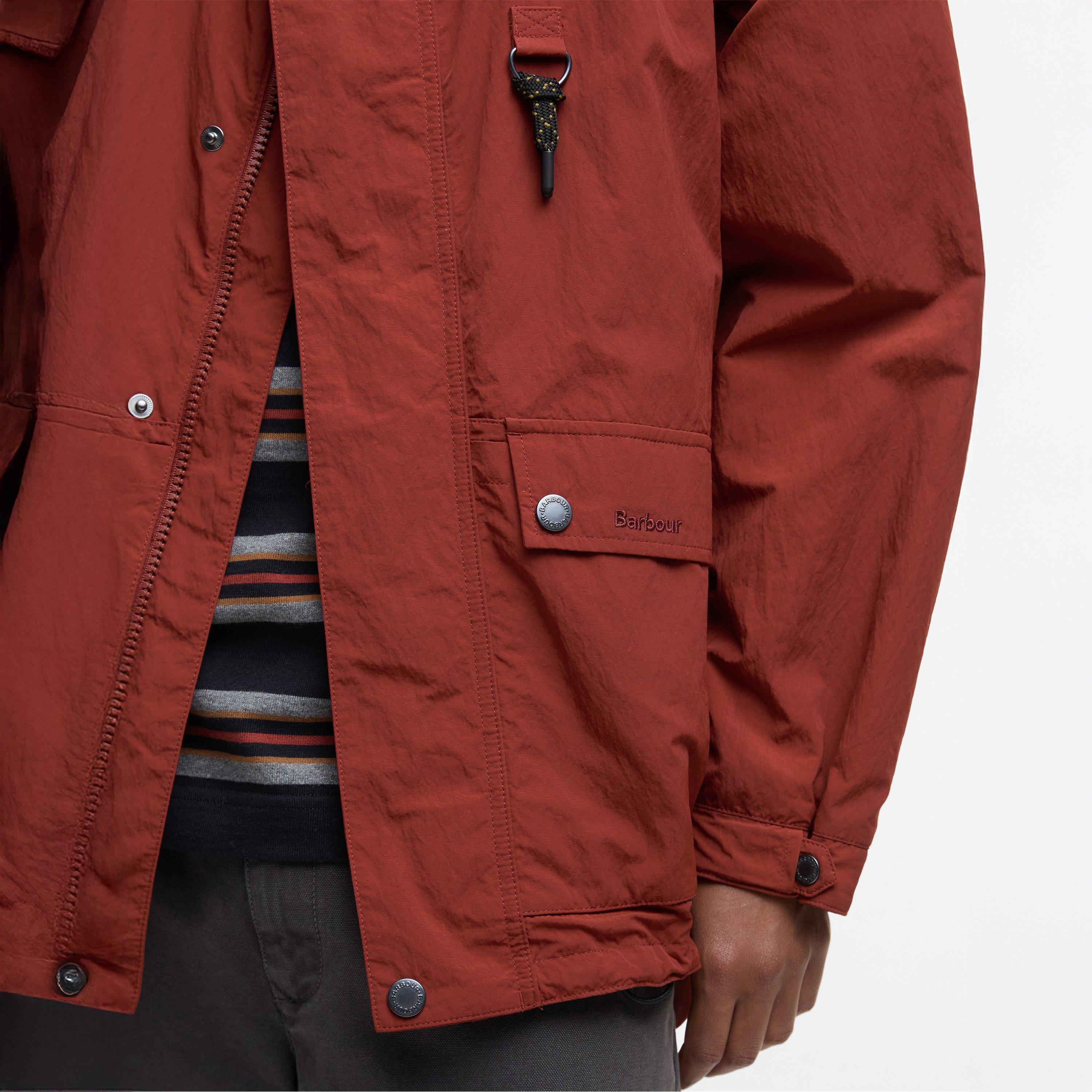 Fired Brck RE72 - Barbour - Mens Rig Showerproof Jacket - 6