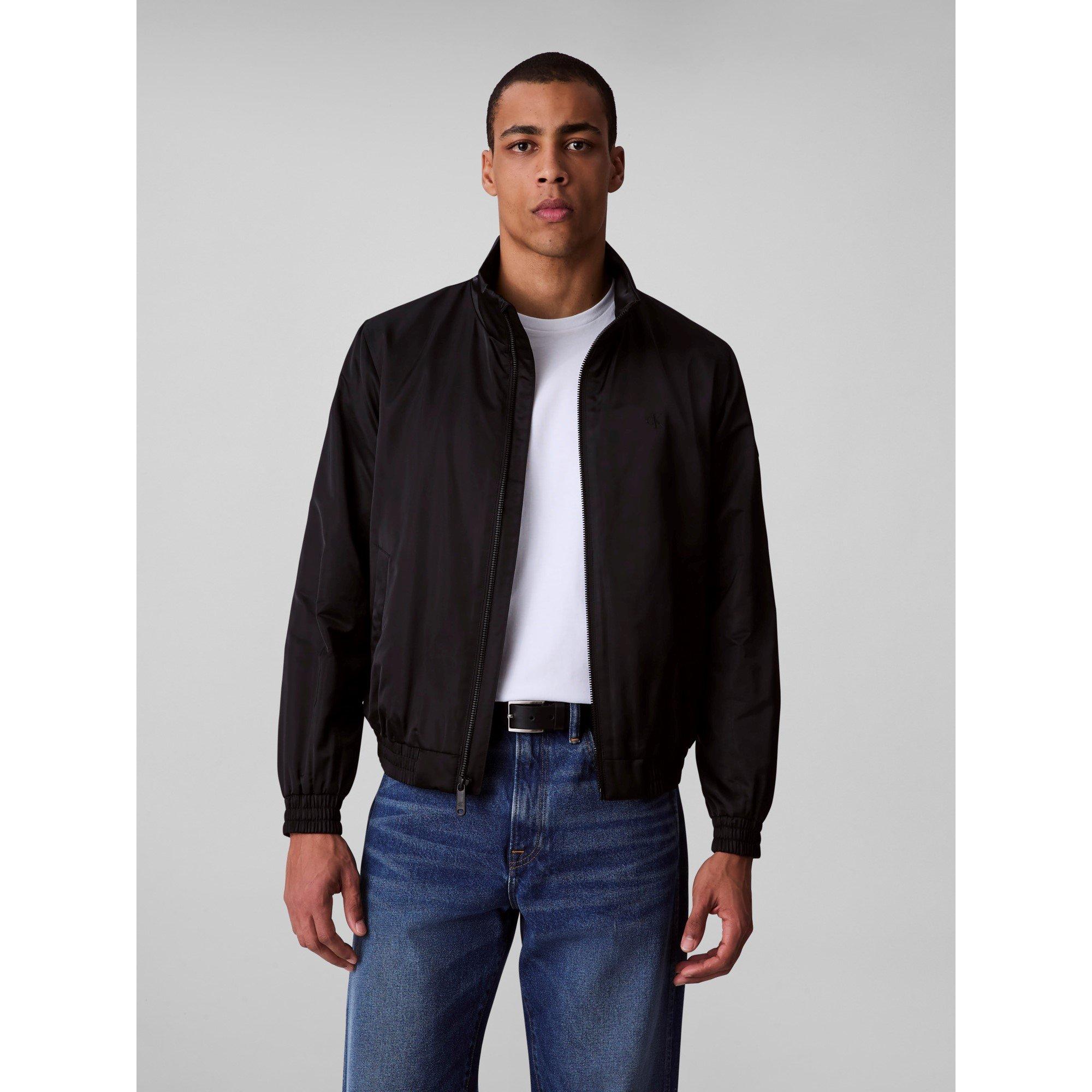 Black UB1 - Calvin Klein Jeans - Men's Padded Harrington Jacket - 2