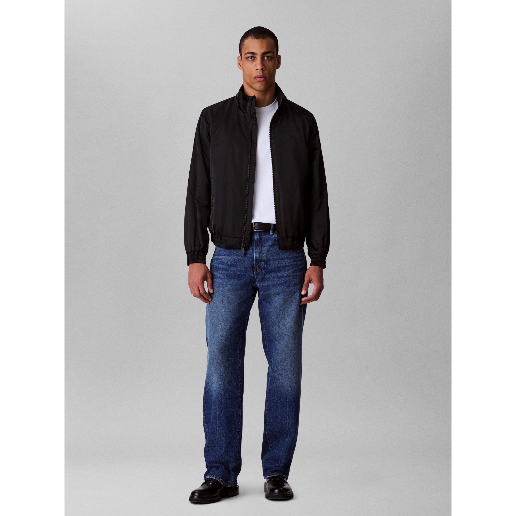 Black UB1 - Calvin Klein Jeans - Men's Padded Harrington Jacket - 4