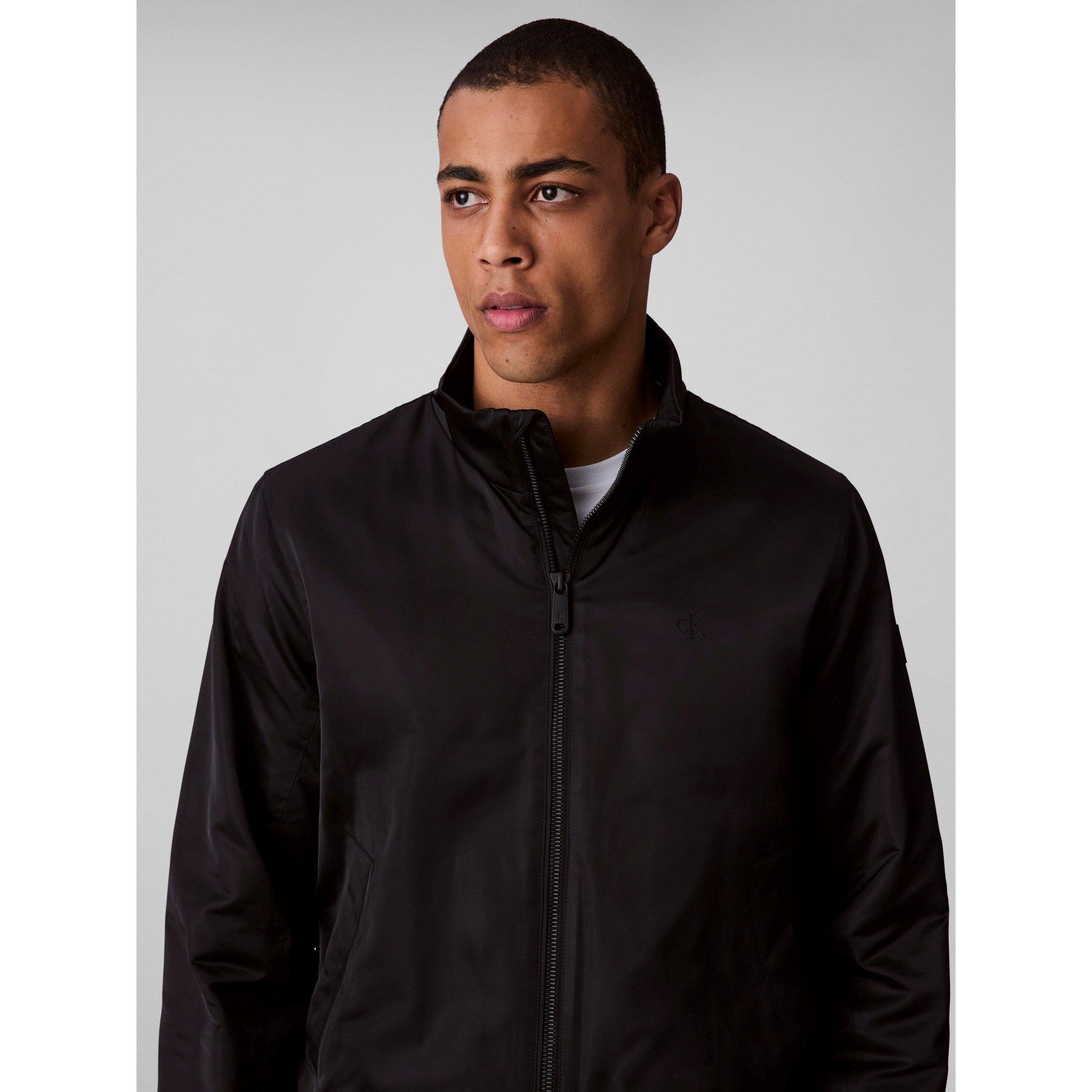 Black UB1 - Calvin Klein Jeans - Men's Padded Harrington Jacket - 5