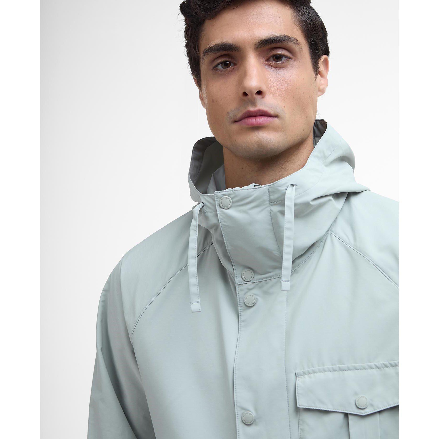 Min Grey GY35 - Barbour International - Men's B.Intense Ashkirk Waterproof Rain Anorak - 4