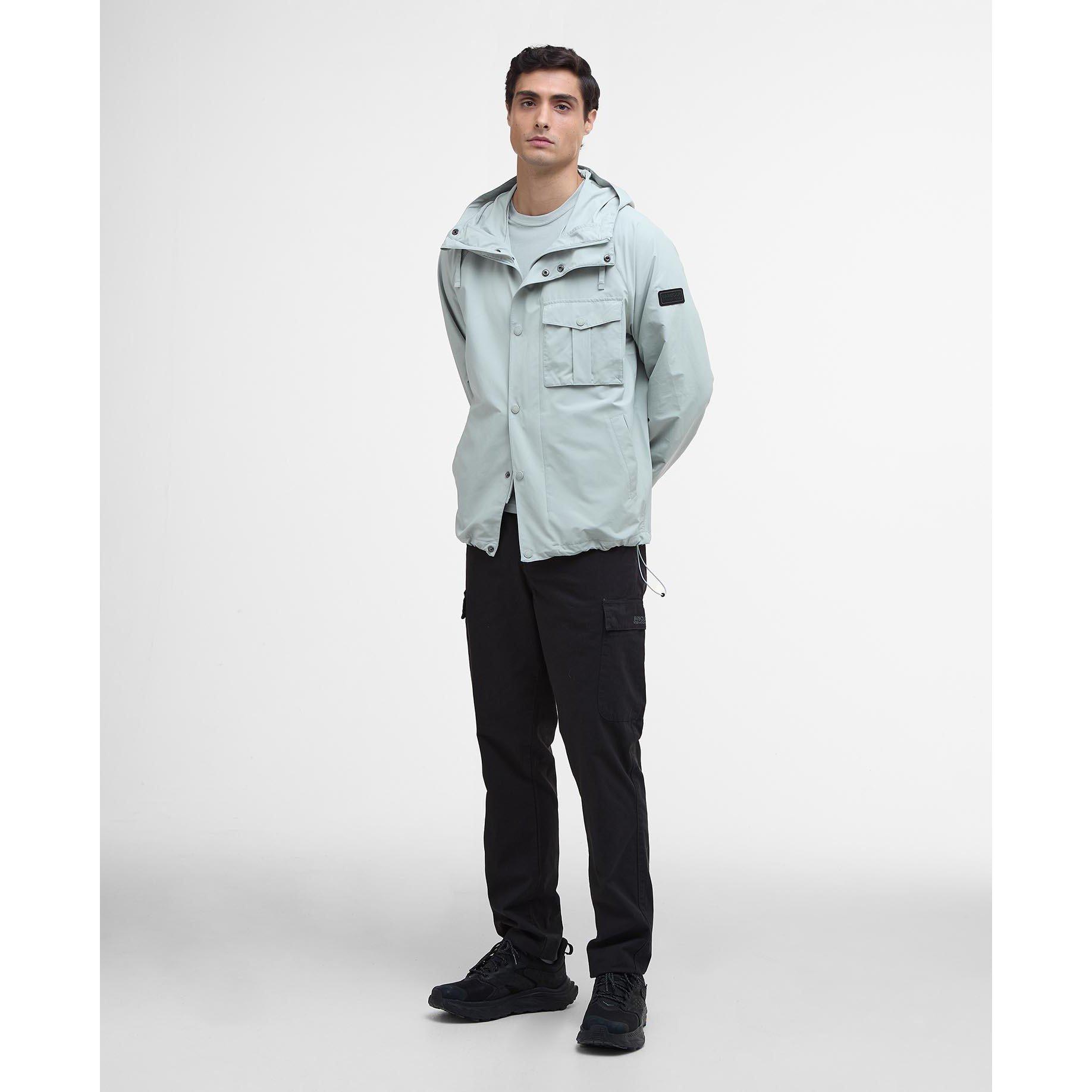 Min Grey GY35 - Barbour International - Men's B.Intense Ashkirk Waterproof Rain Anorak - 7