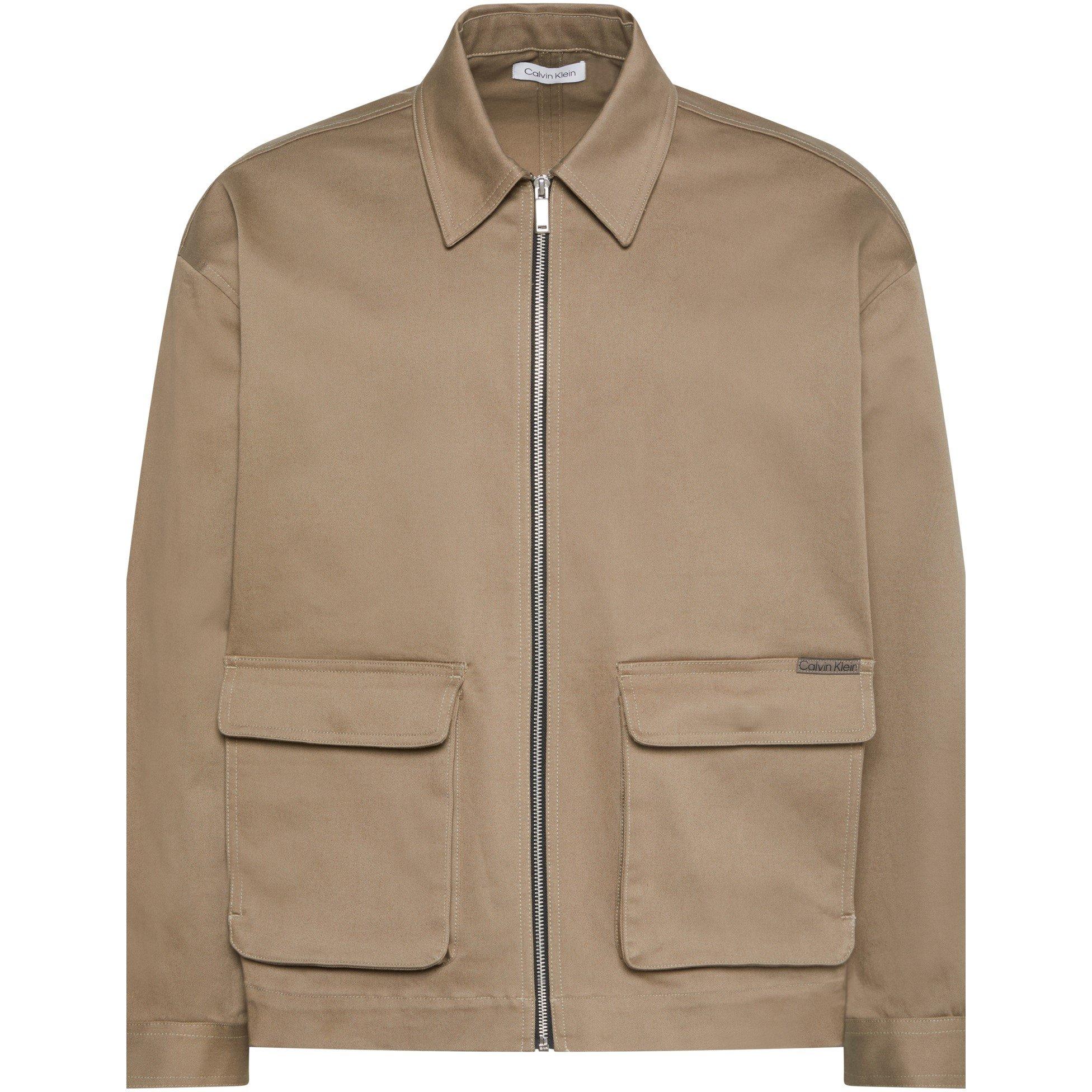 Taupe Tone GPF - Calvin Klein Jeans - Men's Harrington Jacket - 8