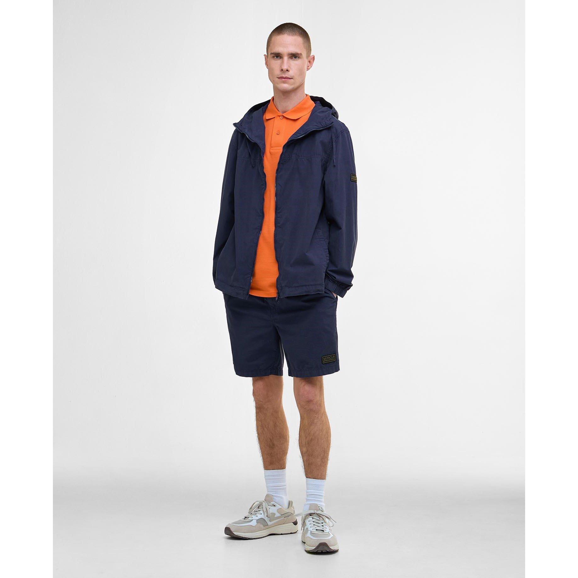 Pigment Navy - Barbour International - Men's Buckley Cotton Long Sleeve Rain Anorak - 7