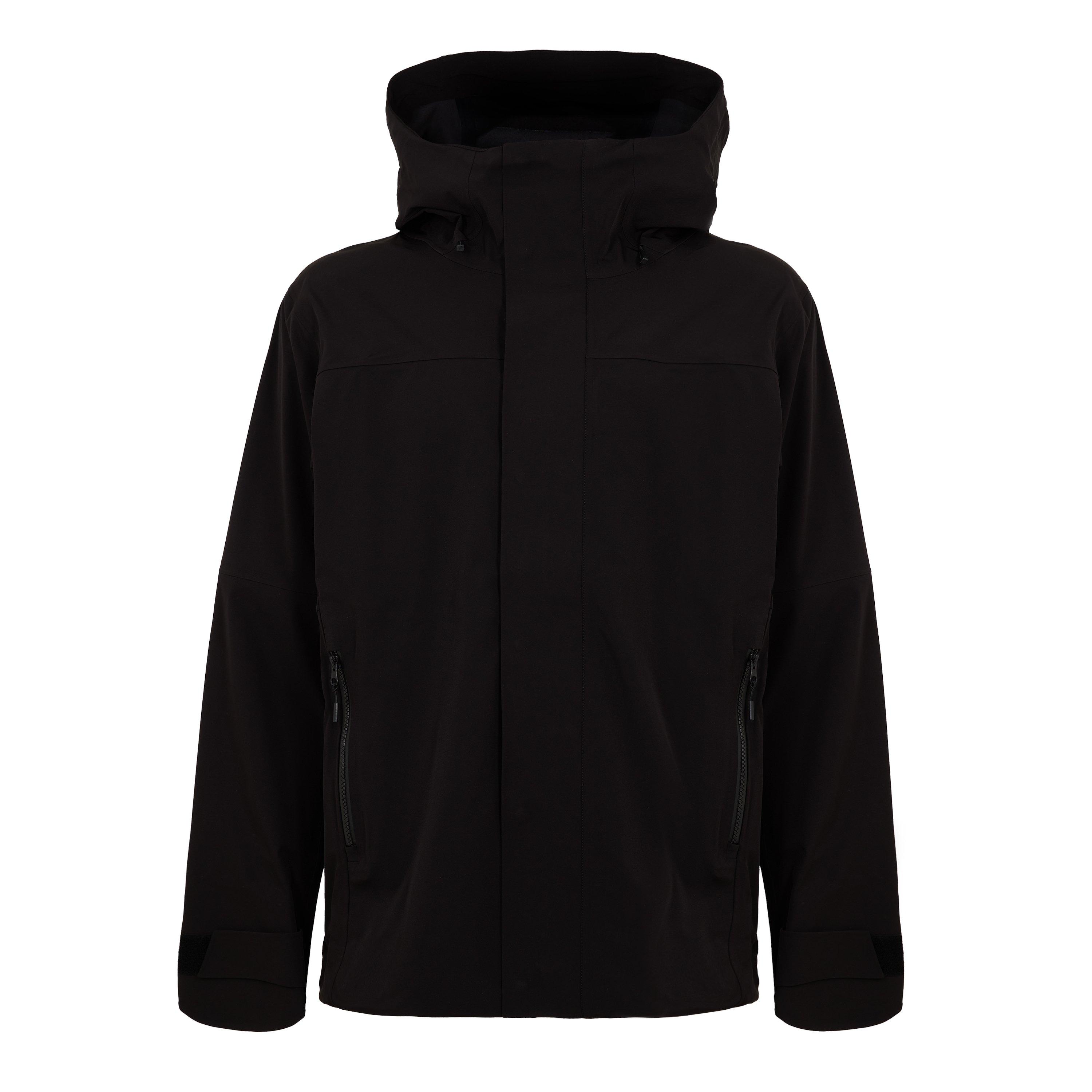 Black - Canada Goose - Men's Rupert Waterproof Hooded Long Sleeve Rain Anorak - 1