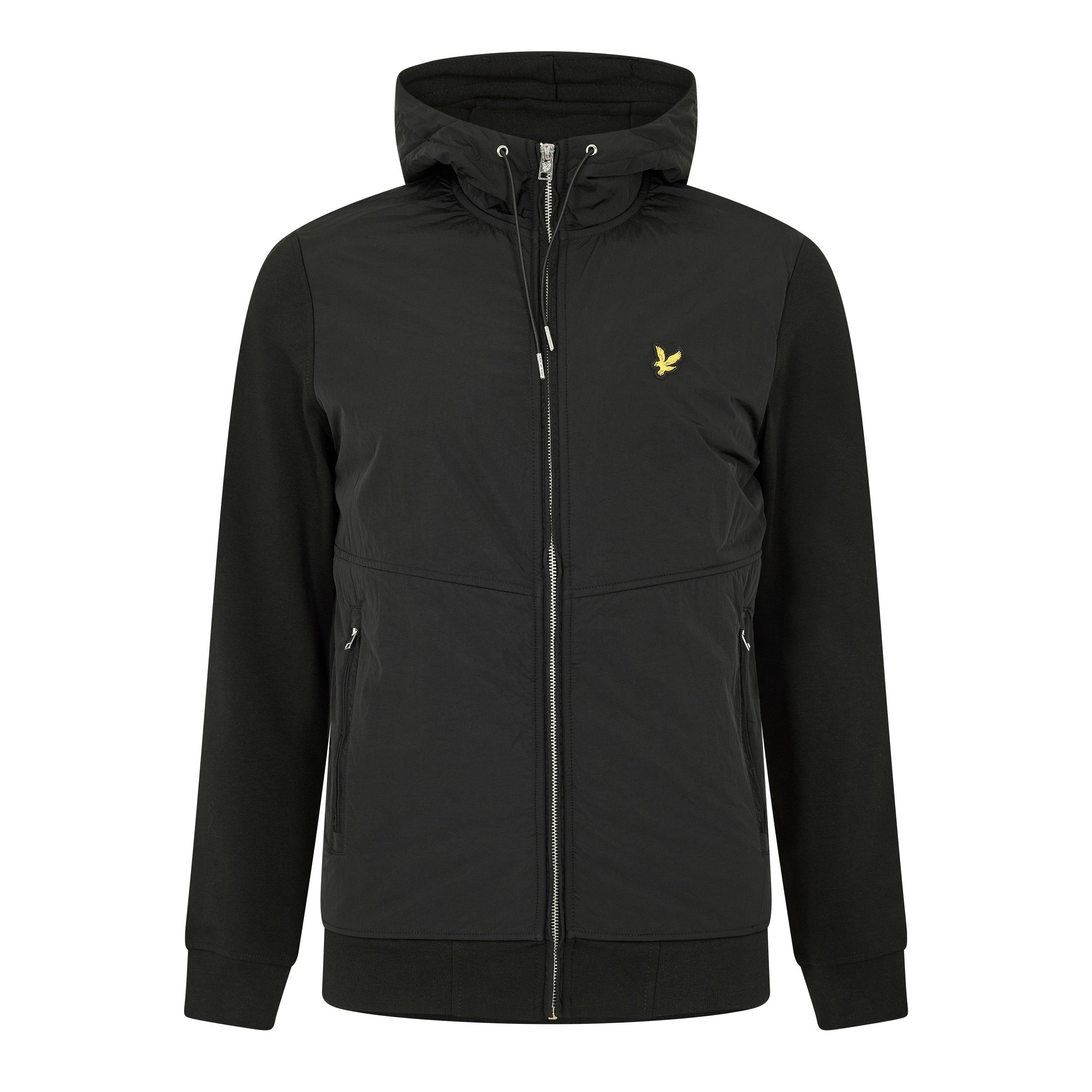 Lyle And Scott Men's Hybrid Softshell Jacket - Jet Black - 2XL