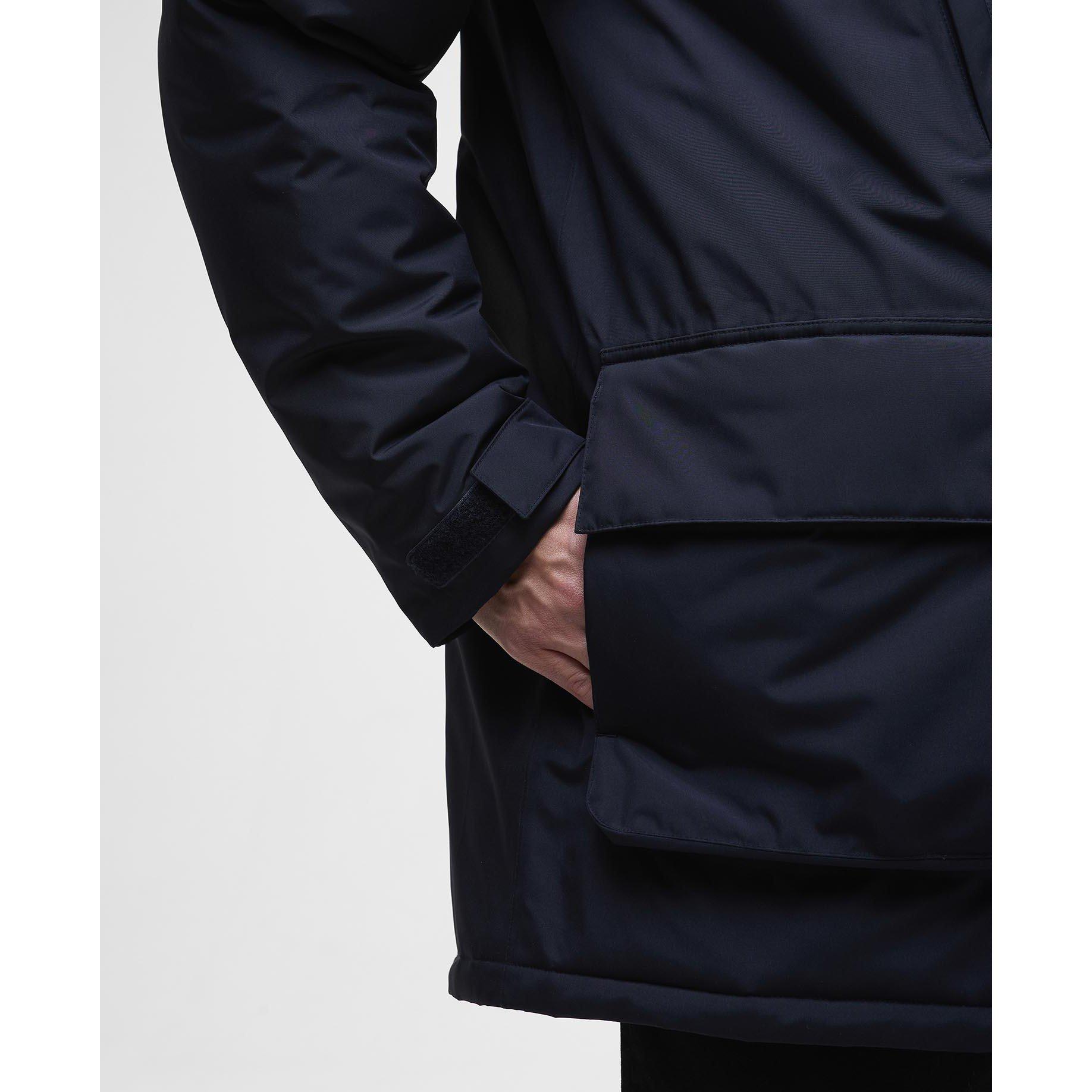 Dark Navy - Barbour International - Men's Willett Waterproof Hooded Long Sleeve Rain Anorak - 5