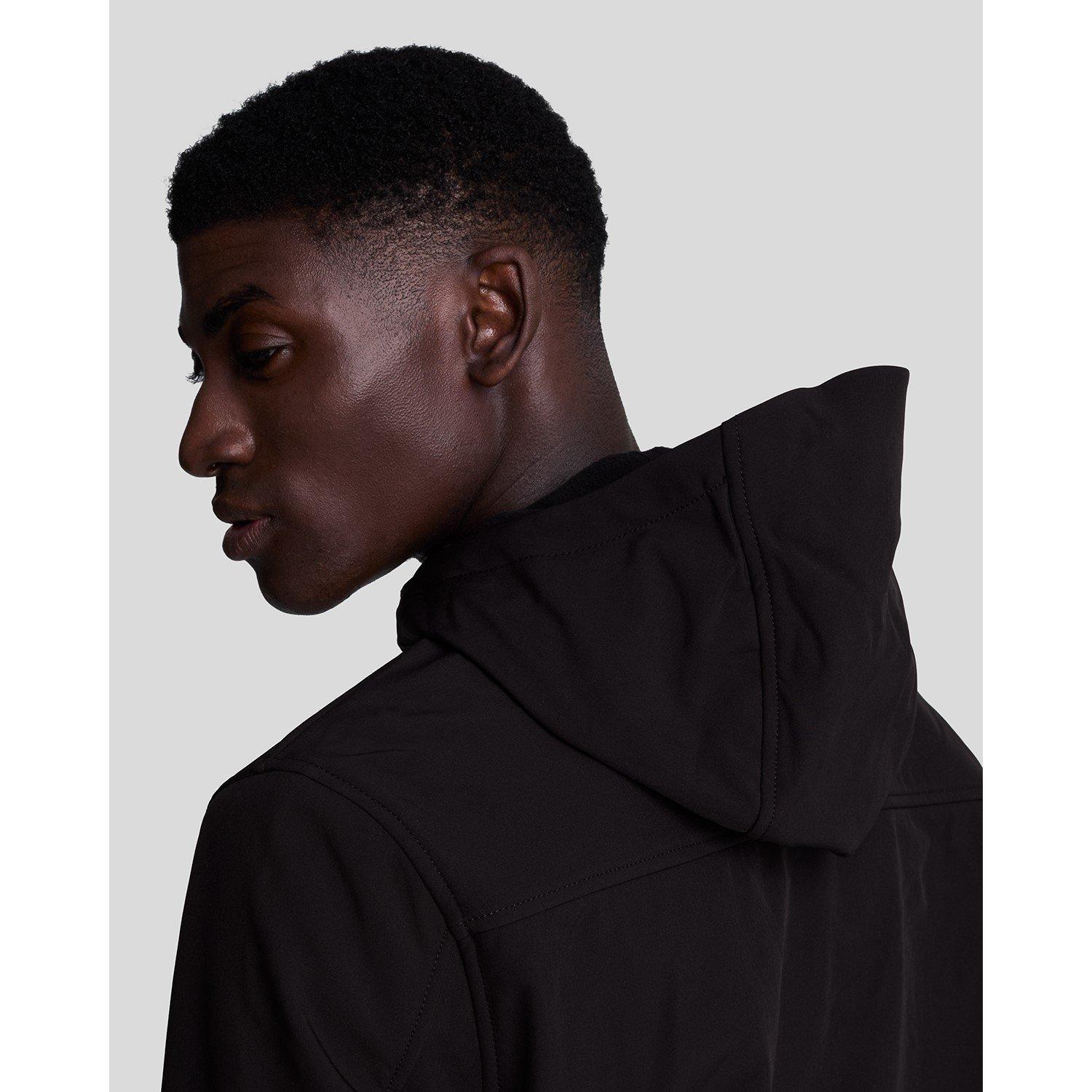 Jet Black Z865 - Lyle and Scott - Men's Softshell Jacket - 4