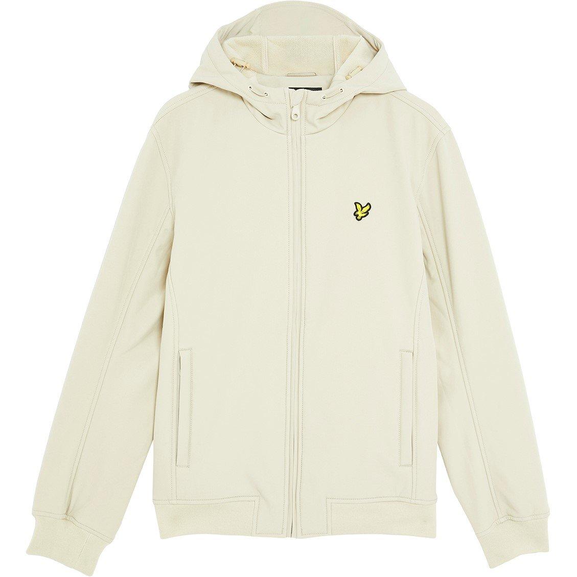 Lyle And Scott Men's Water-Resistant Windproof Stretch Softshell Jacket - Grey Taupe - S