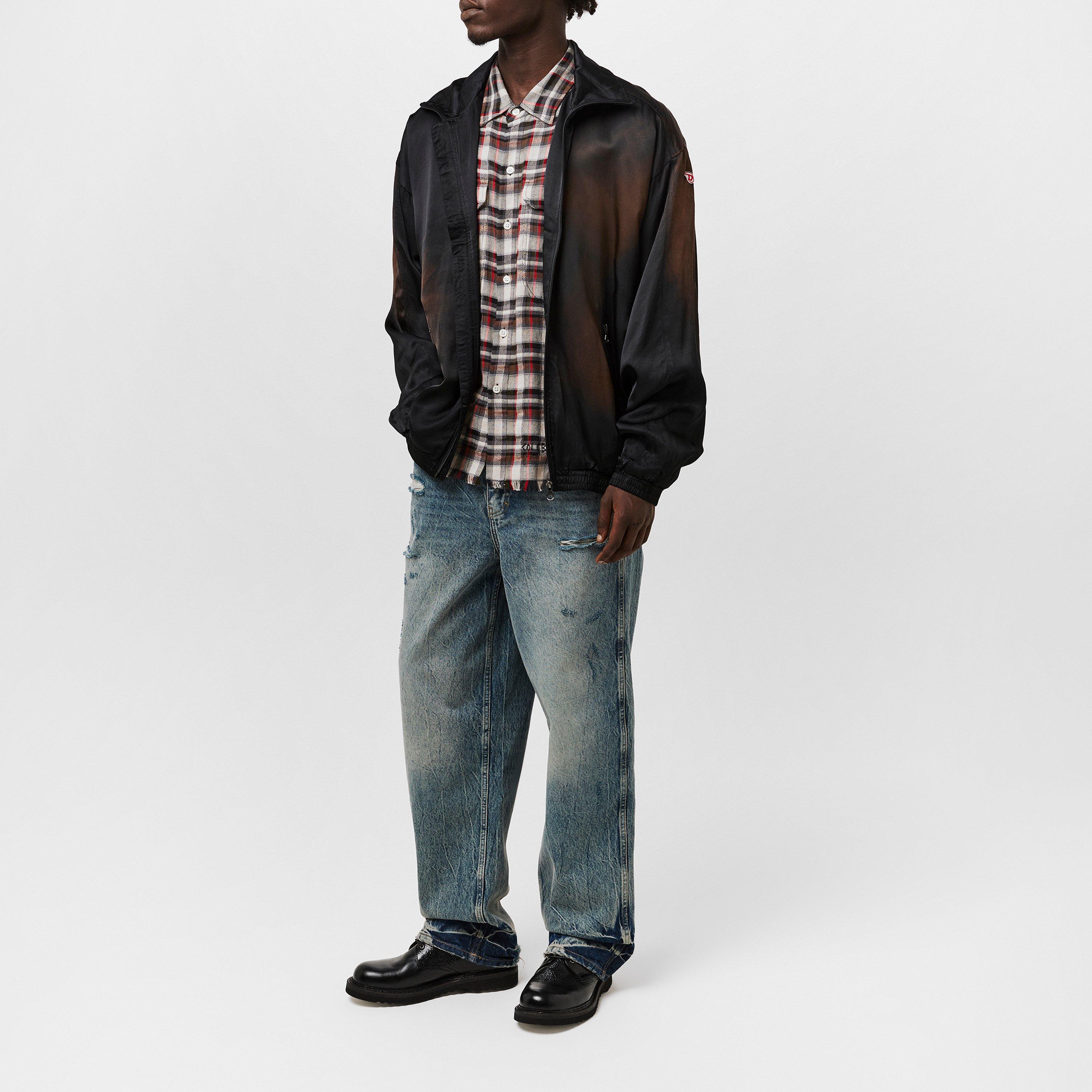 Black Black - Diesel - Men's Smash Weather-Resistant Technical Softshell Jacket - 6