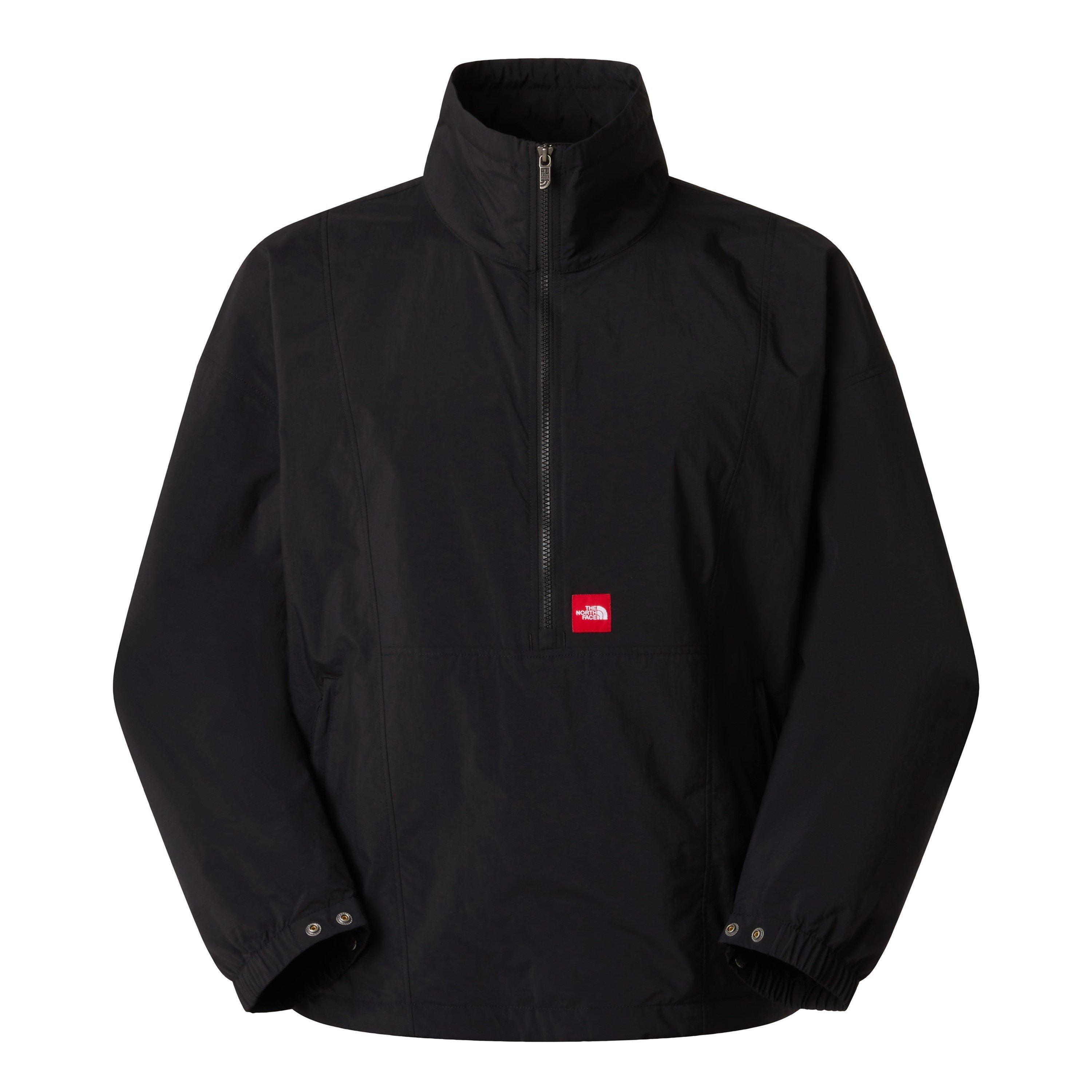 The North Face Men's Red Box Quarter Zip Pull Over Rain Anorak - TNF Black - Medium