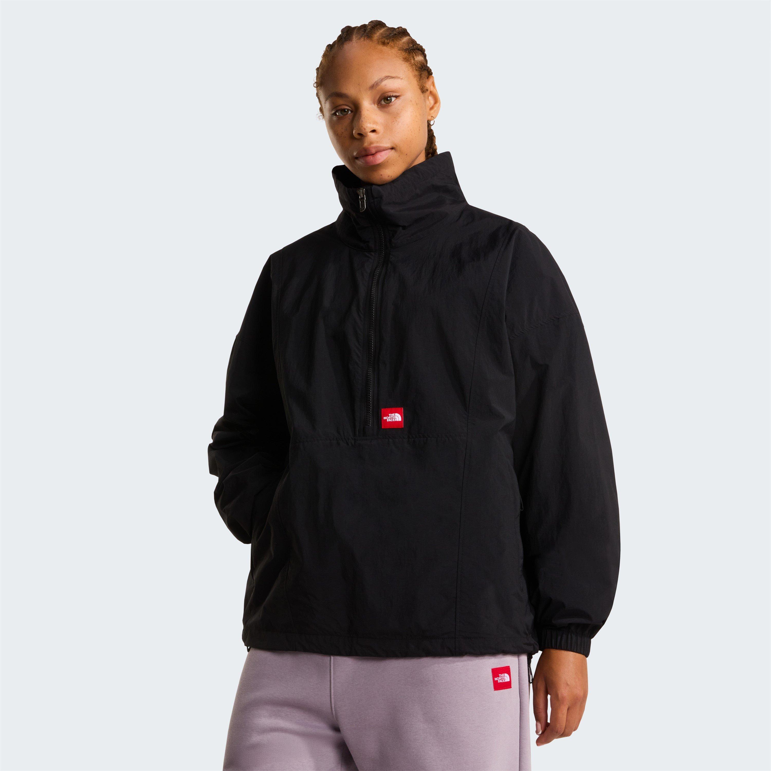 TNF Black - The North Face - Men's Red Box Quarter Zip Pull Over Rain Anorak - 3