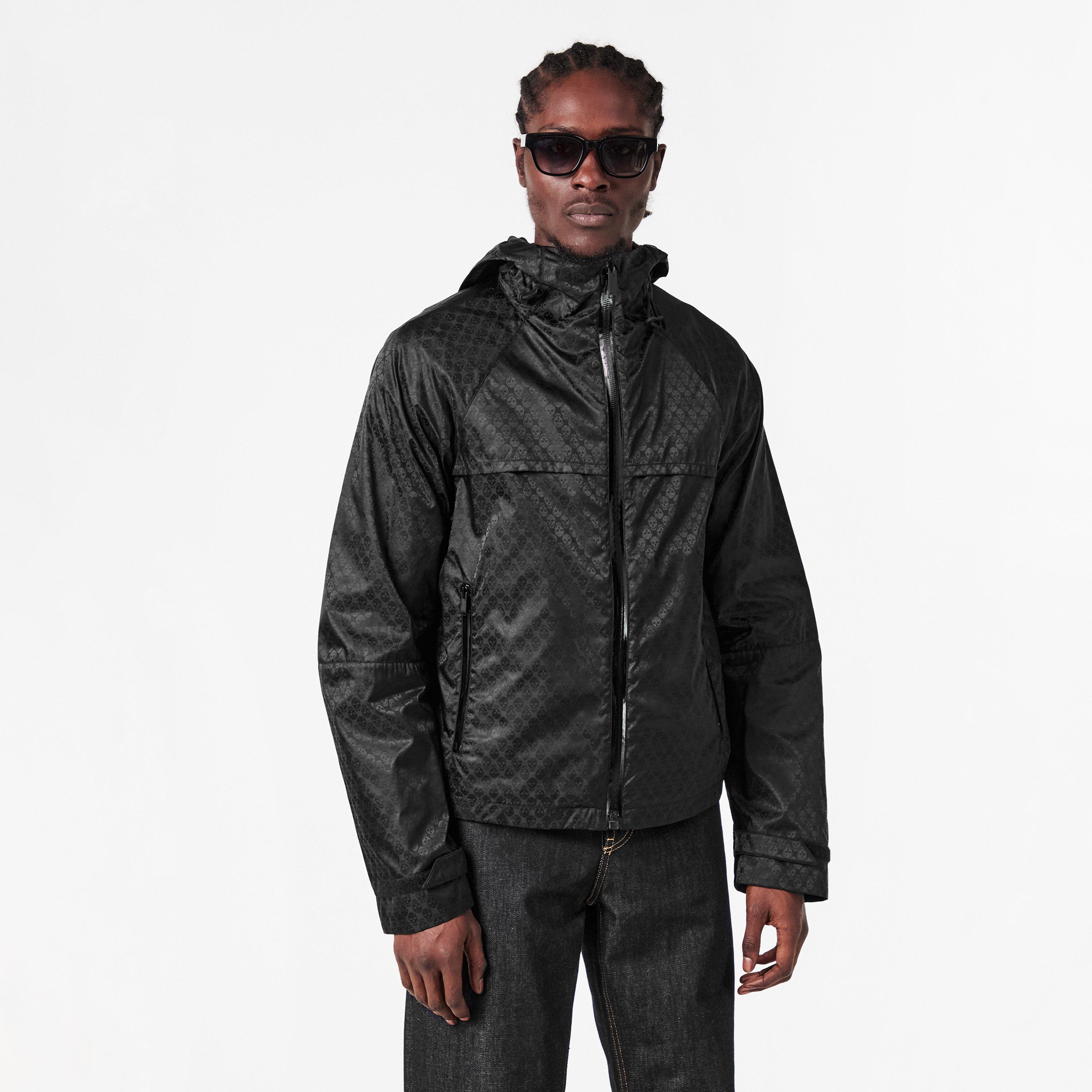 Black - Alexander McQueen - Men's  Alex Kick Technical Rain Anorak - 3