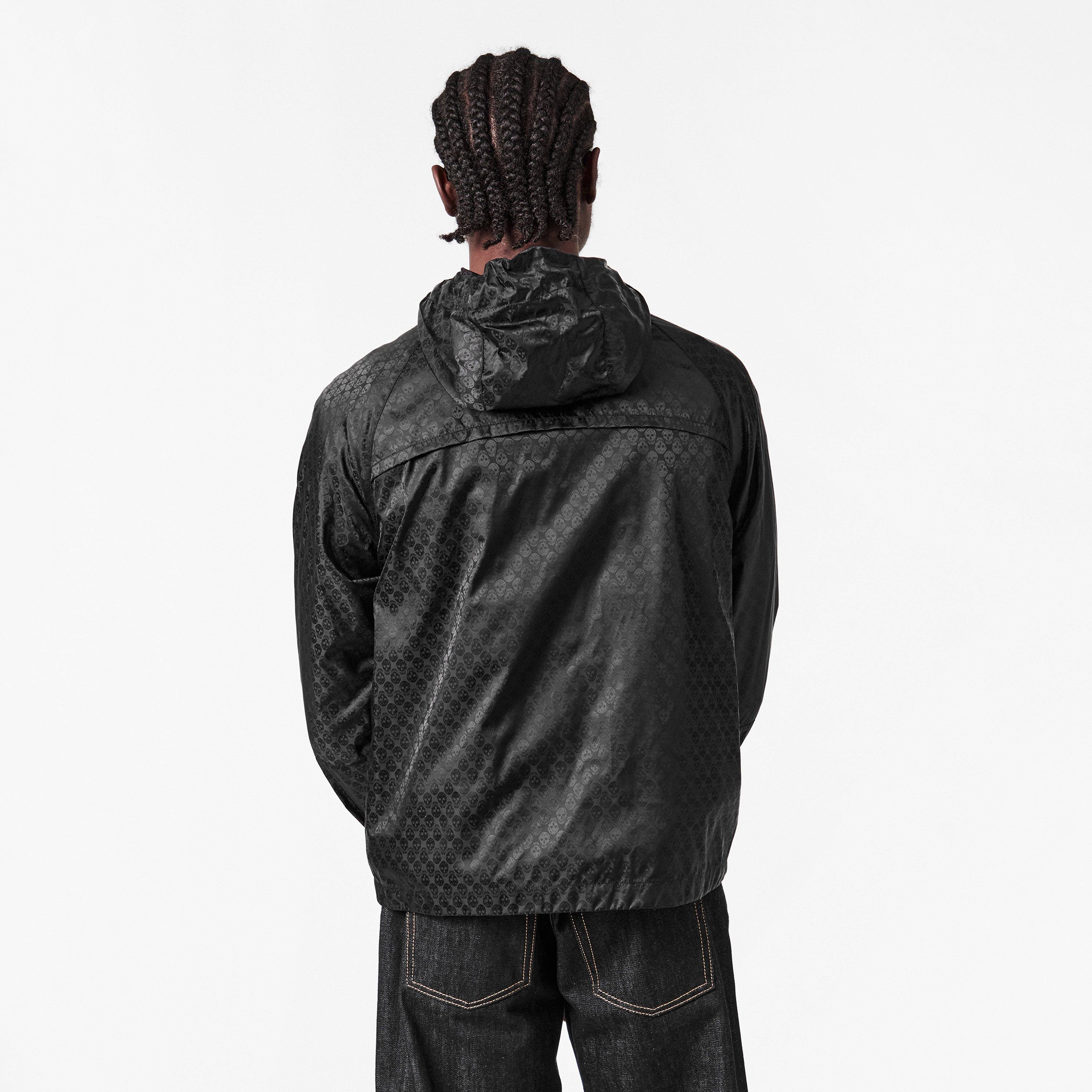 Black - Alexander McQueen - Men's  Alex Kick Technical Rain Anorak - 4
