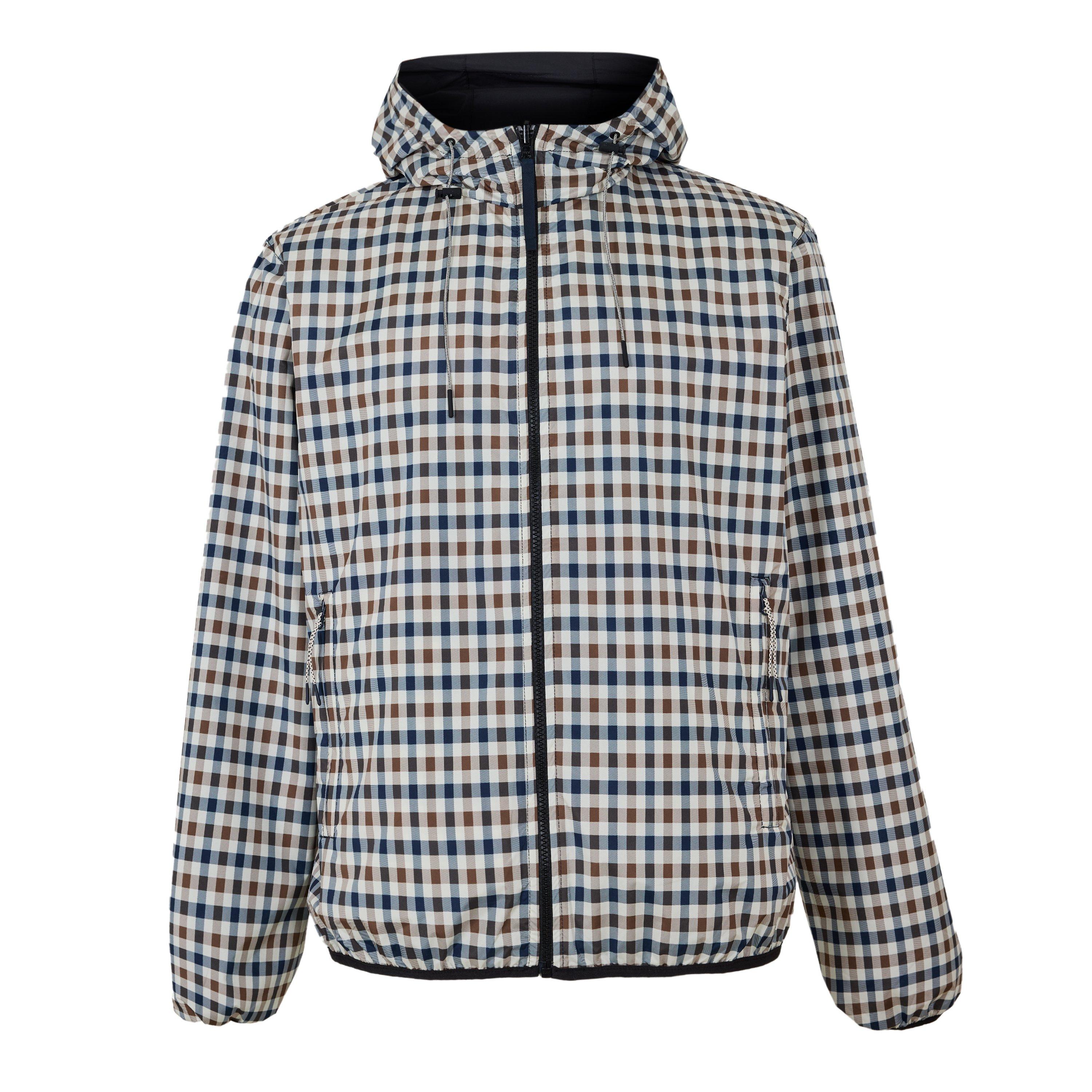 Black - Aquascutum - AquAct Rvr Check Jkt Sn62 - 7