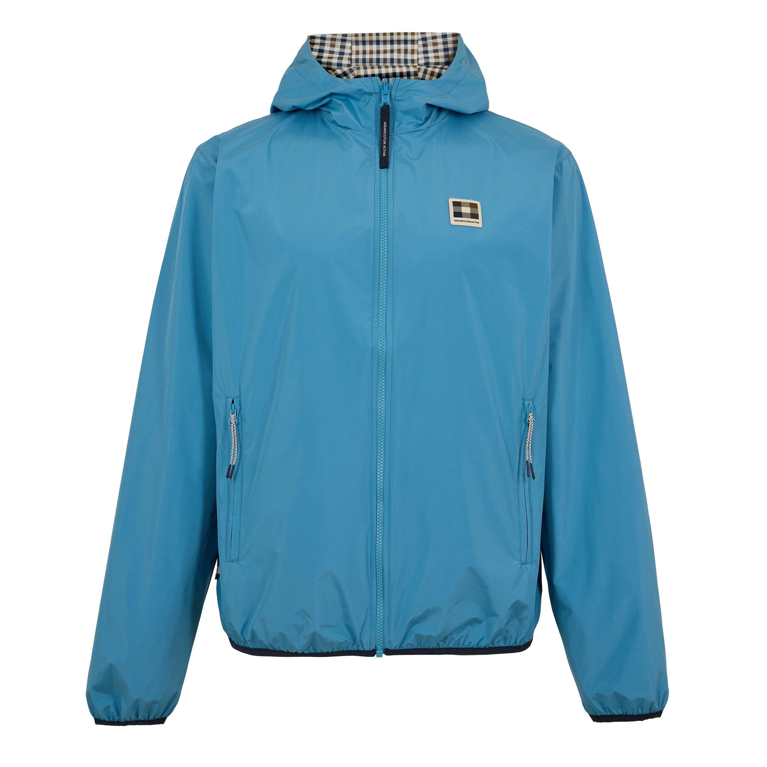 Aquascutum Men's Rain Anorak Jacket - Avio - Large
