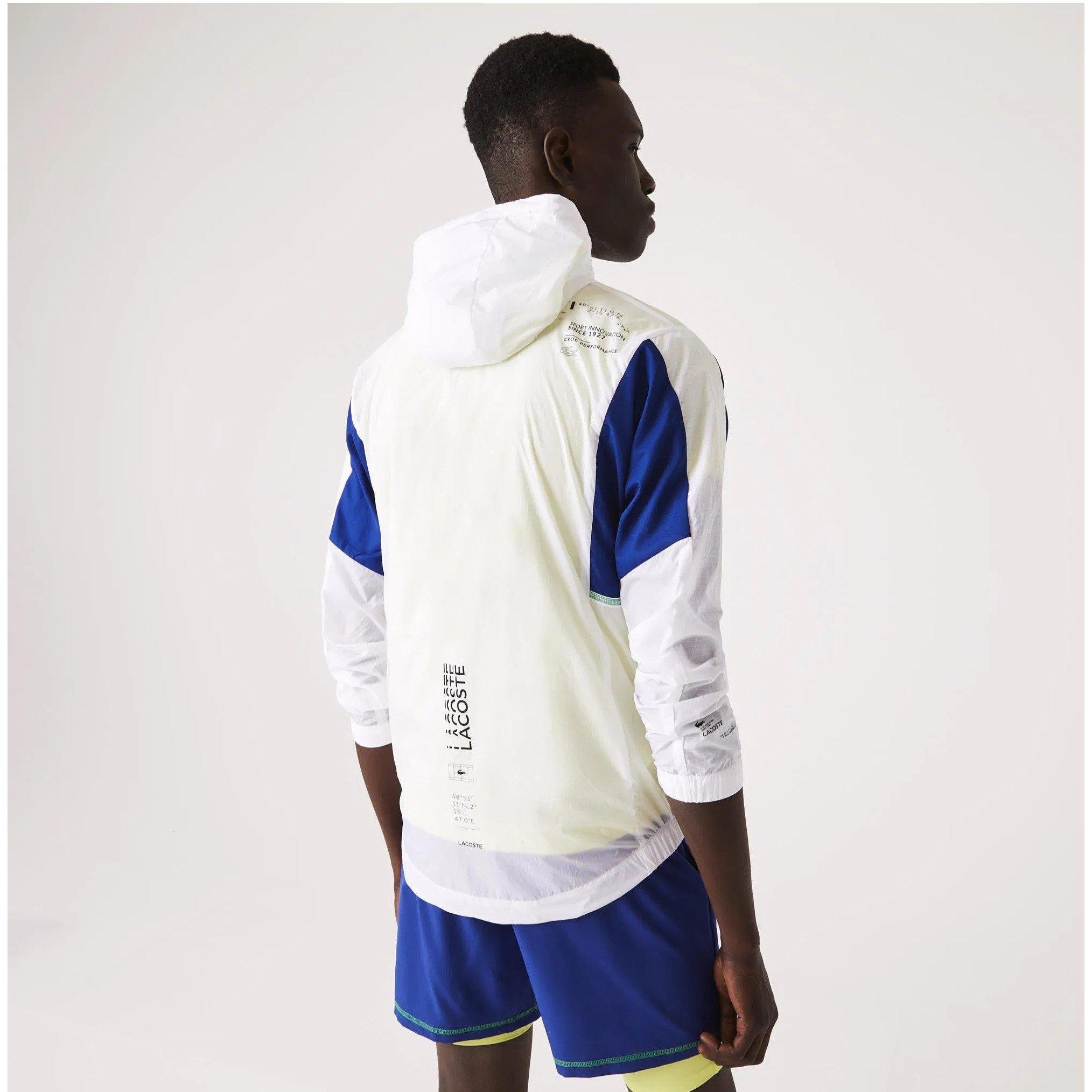 White/Cosmic - Lacoste - Men&#x27;s Rain Anorak - 2