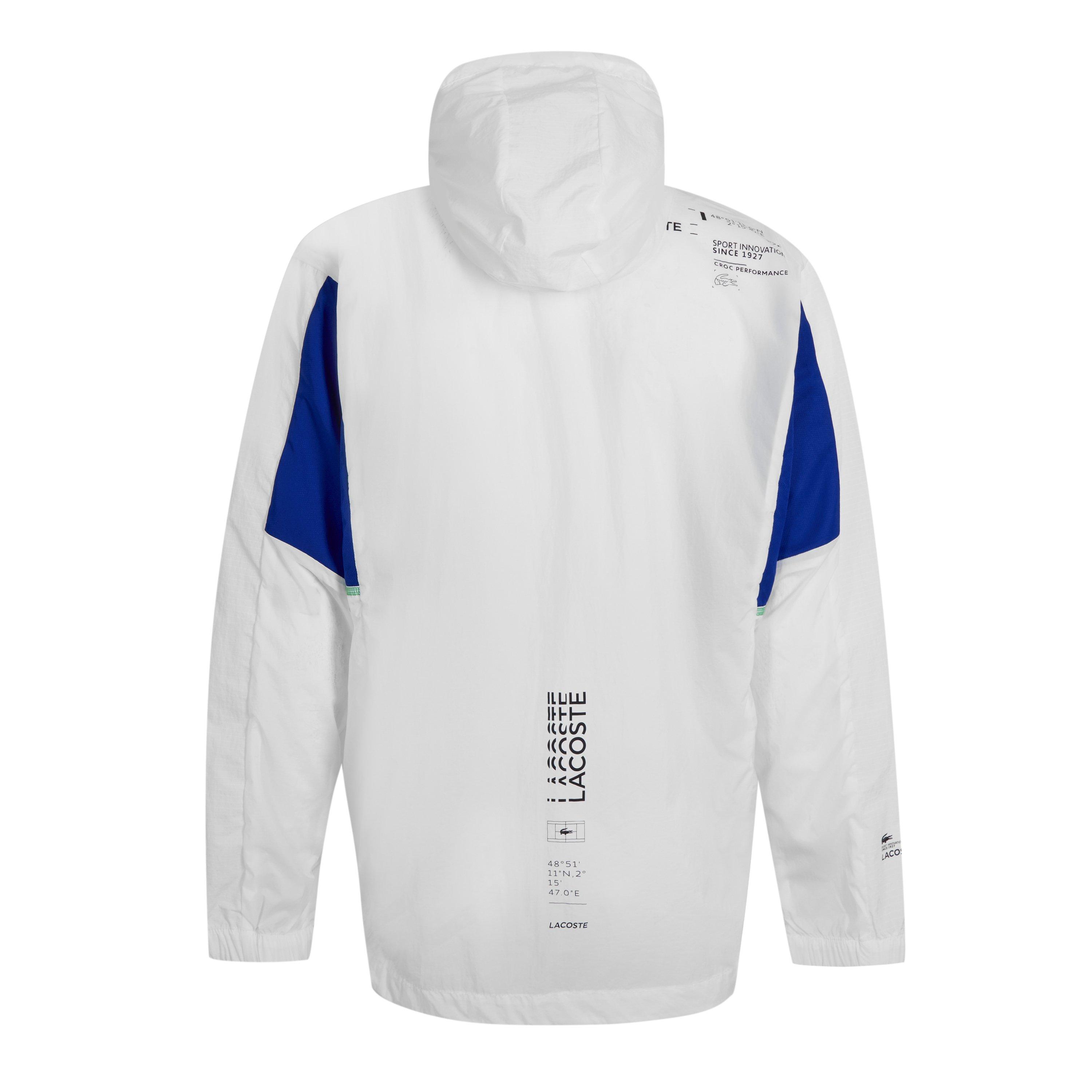 White/Cosmic - Lacoste - Men&#x27;s Rain Anorak - 4
