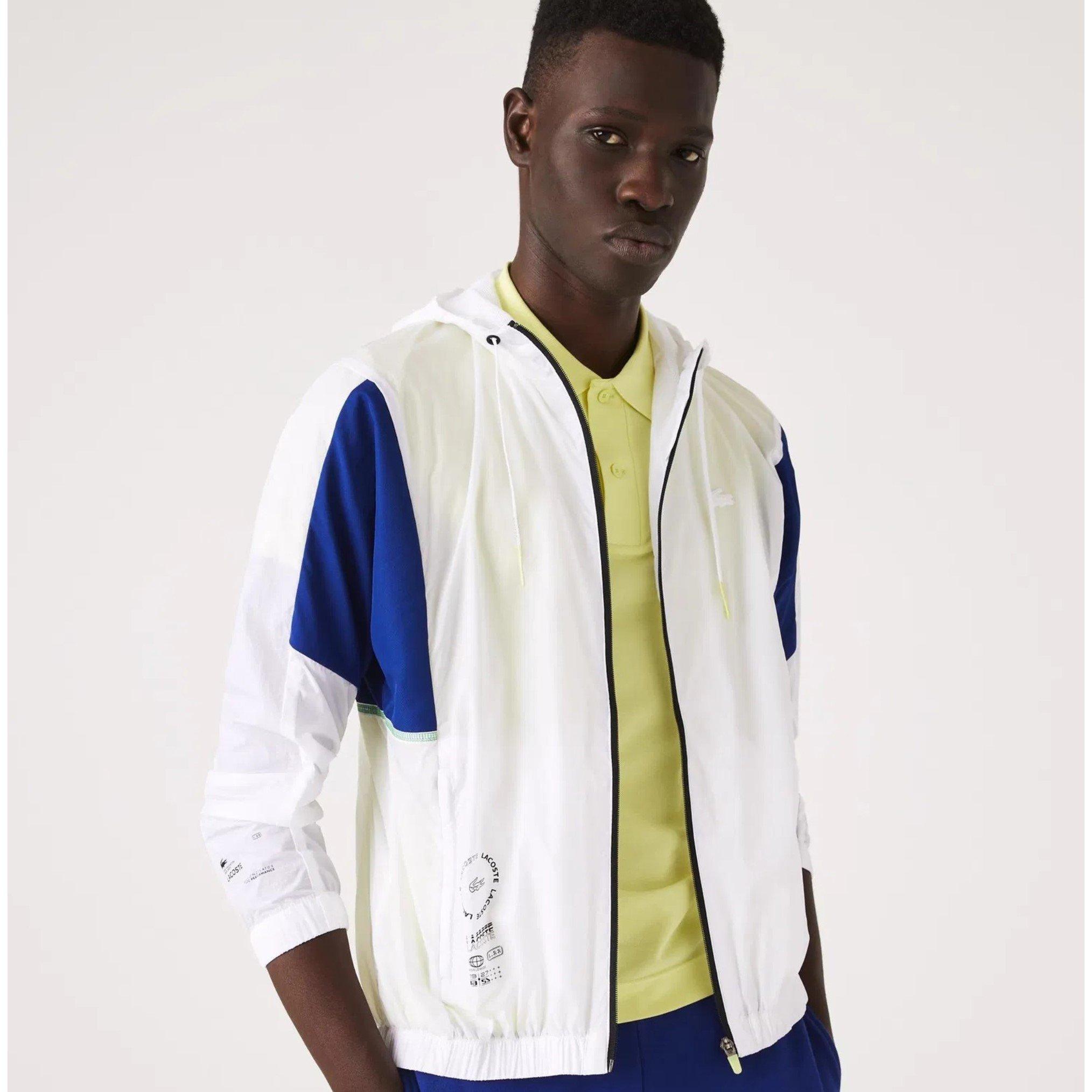White/Cosmic - Lacoste - Men&#x27;s Rain Anorak - 3