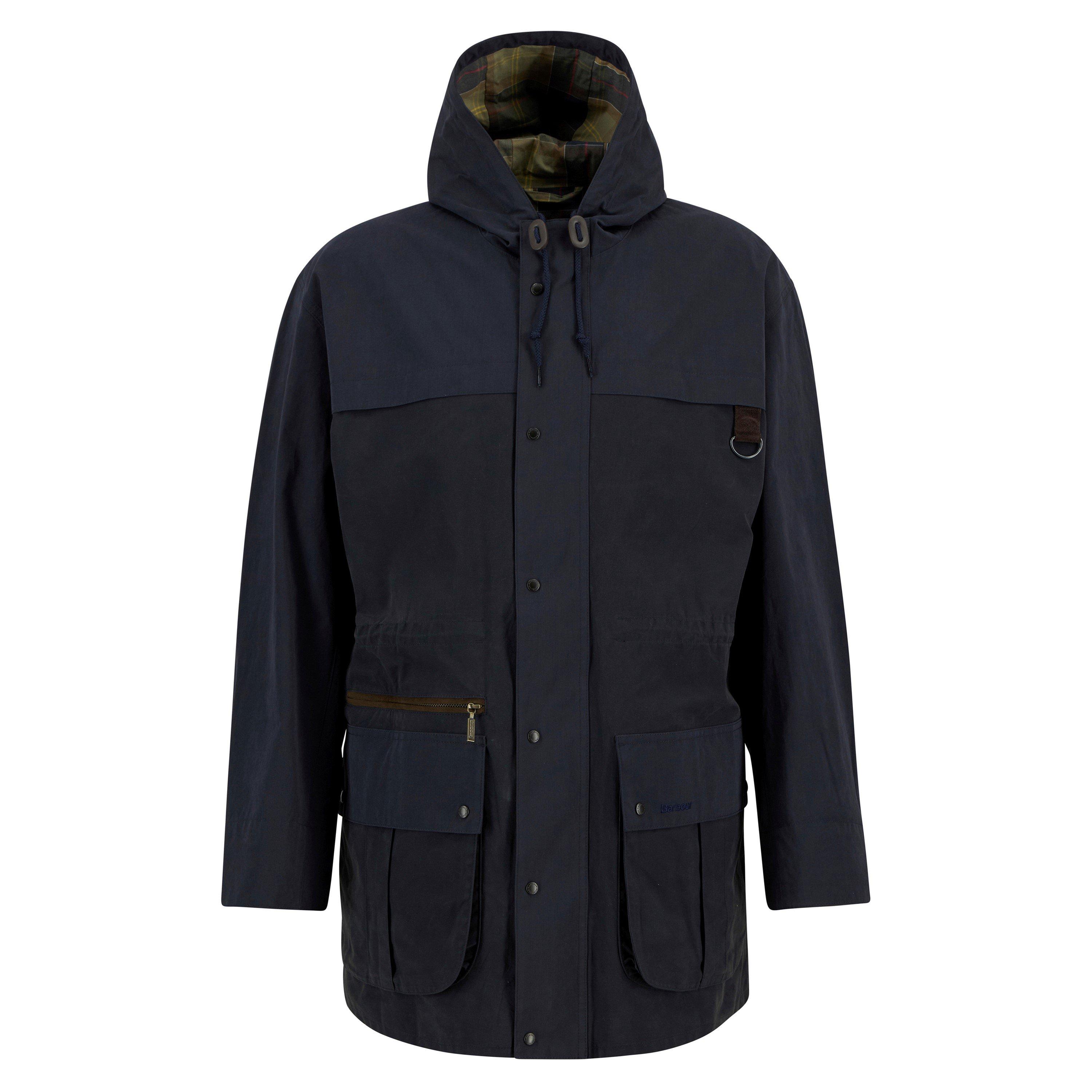 Navy NY72 - Barbour - Mens Icon Durham Jacket - 1