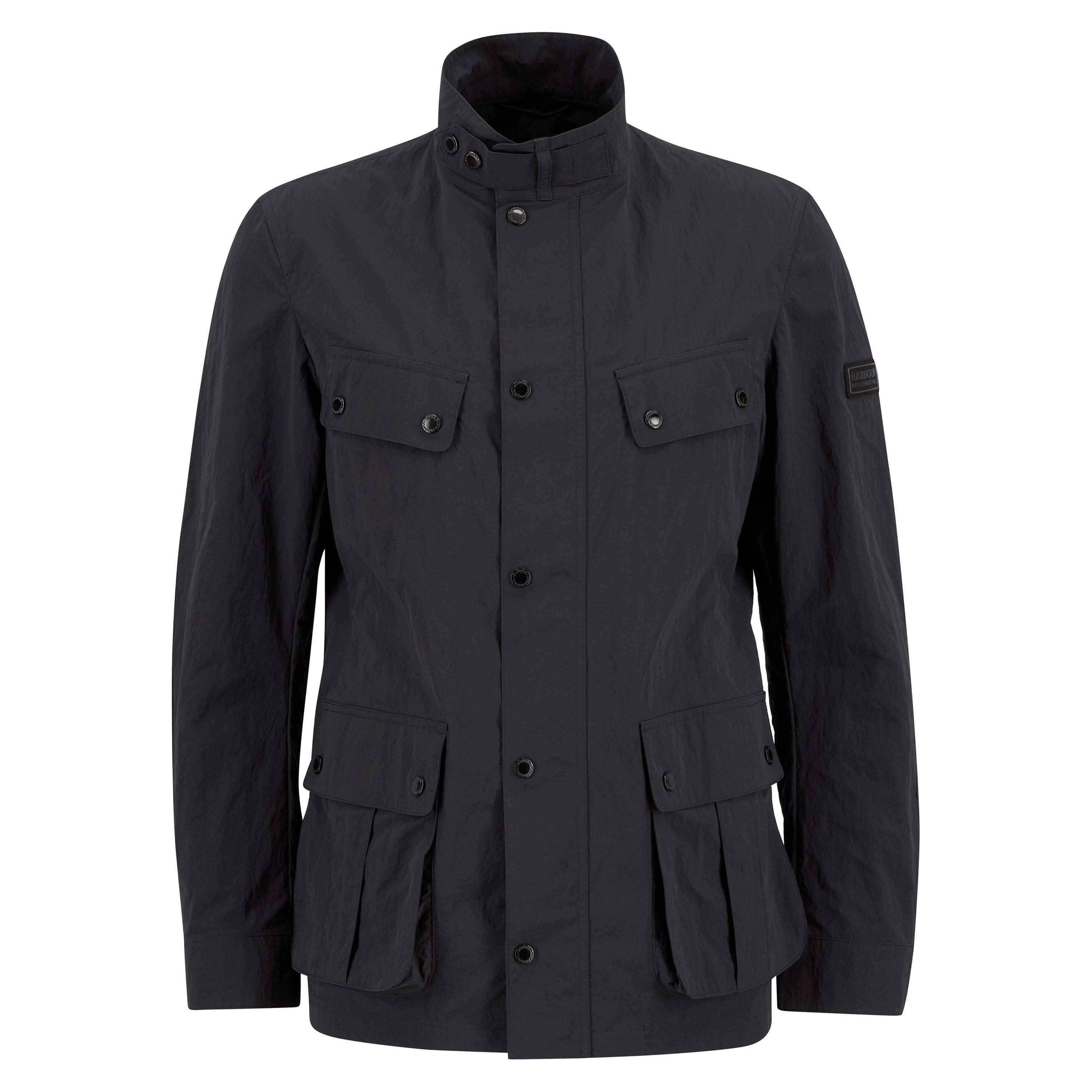 Barbour International Mens Modern Duke Showerproof Jacket - Black BK11 - L