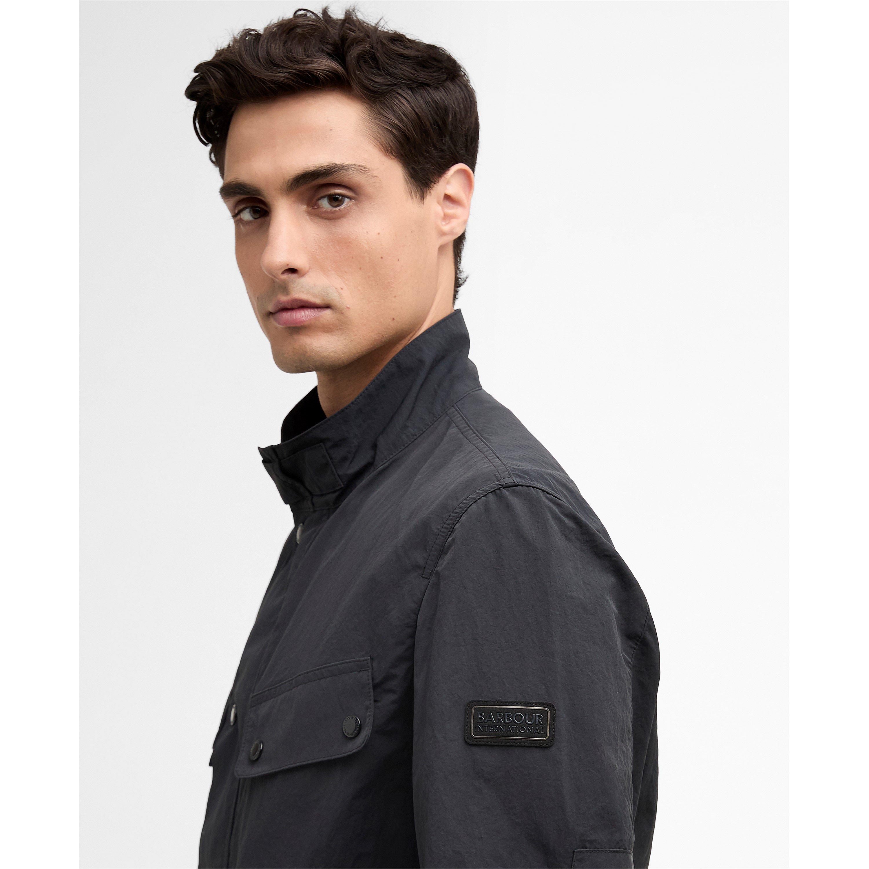 Black BK11 - Barbour International - Mens Modern Duke Showerproof Jacket - 4