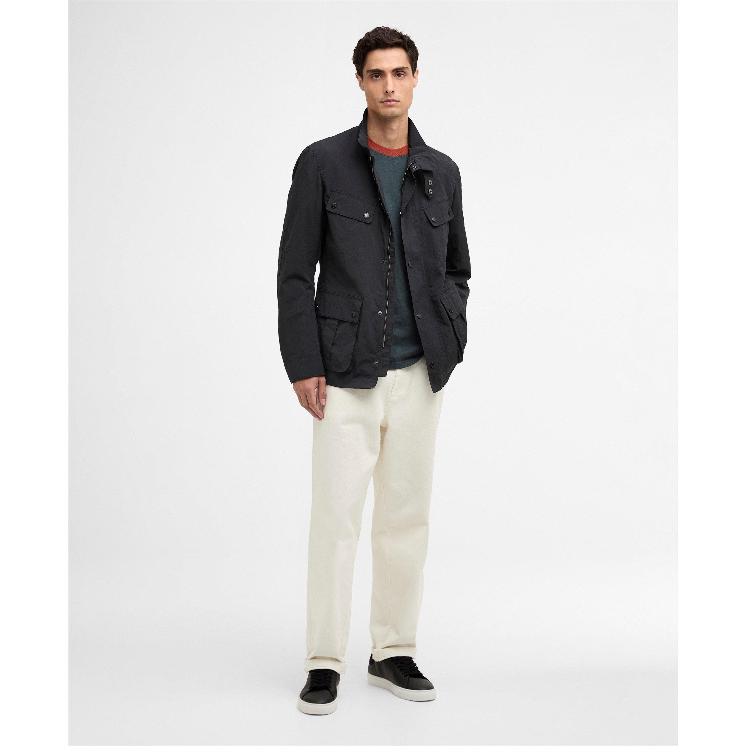 Black BK11 - Barbour International - Mens Modern Duke Showerproof Jacket - 7