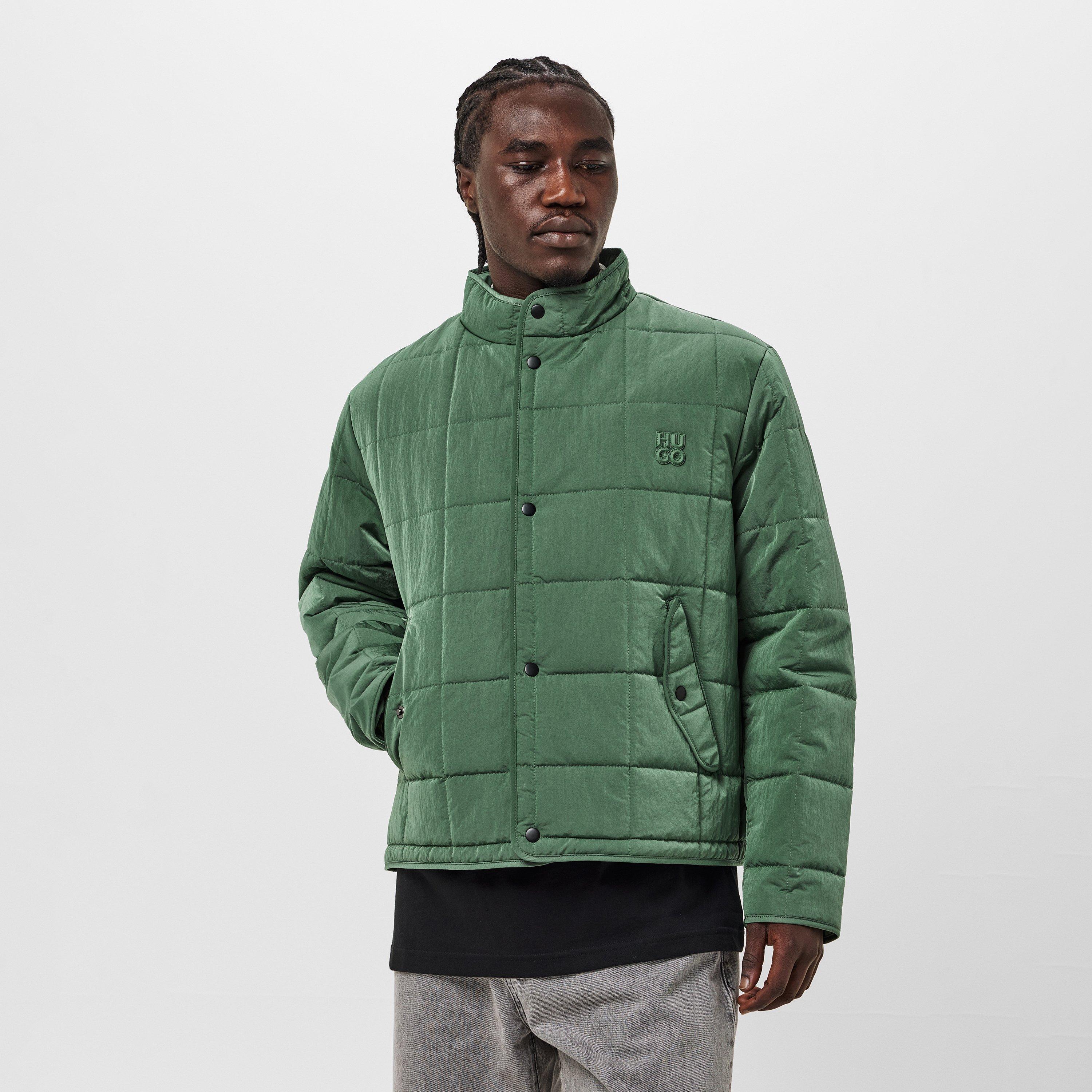 Open Green - Hugo - Men's Birol Quilted DWR Long Sleeve Harrington Jacket - 3