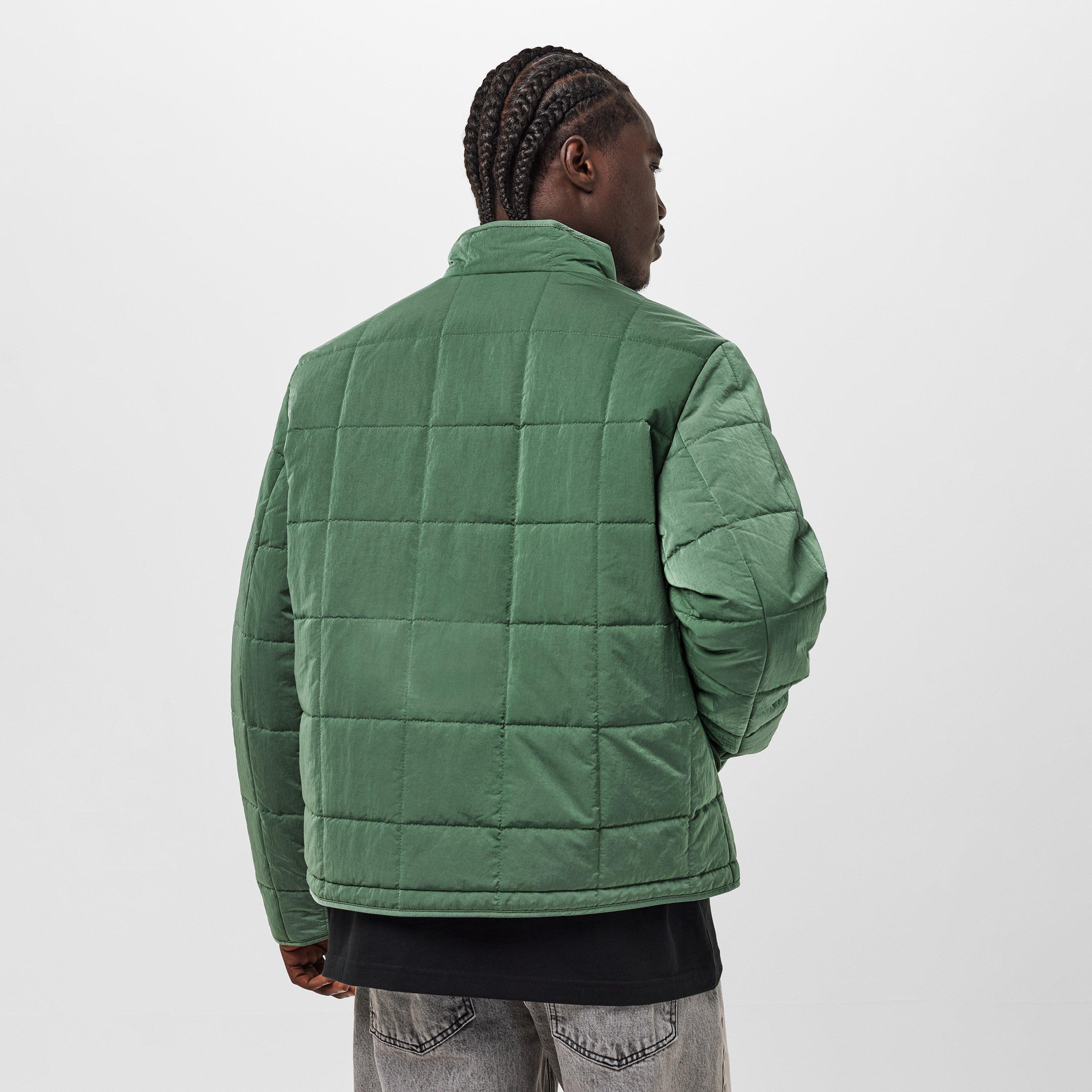 Open Green - Hugo - Men's Birol Quilted DWR Long Sleeve Harrington Jacket - 4