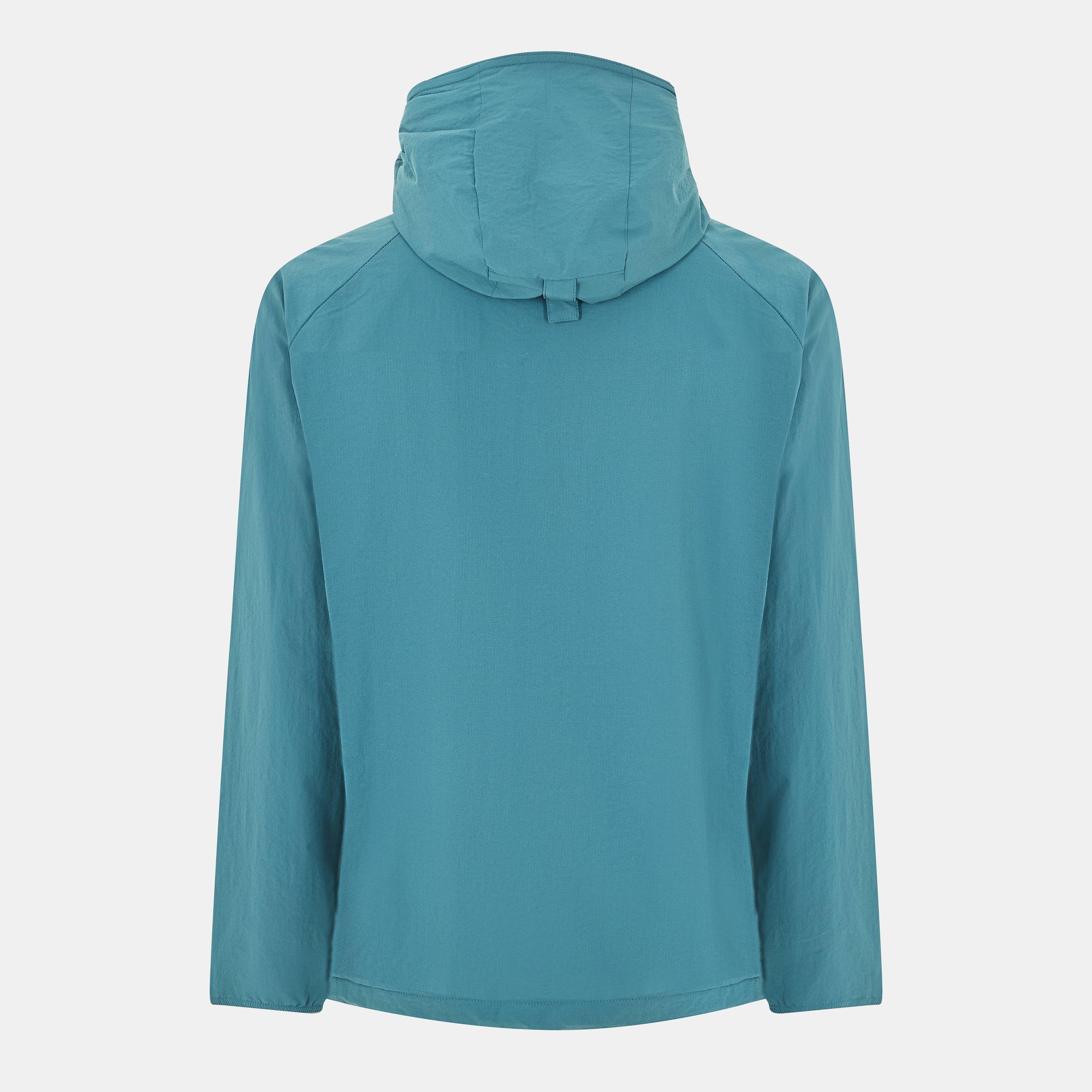 Blue - Snow Peak - Men's  Water-Resistant Adjustable Hood Rain Anorak - 2