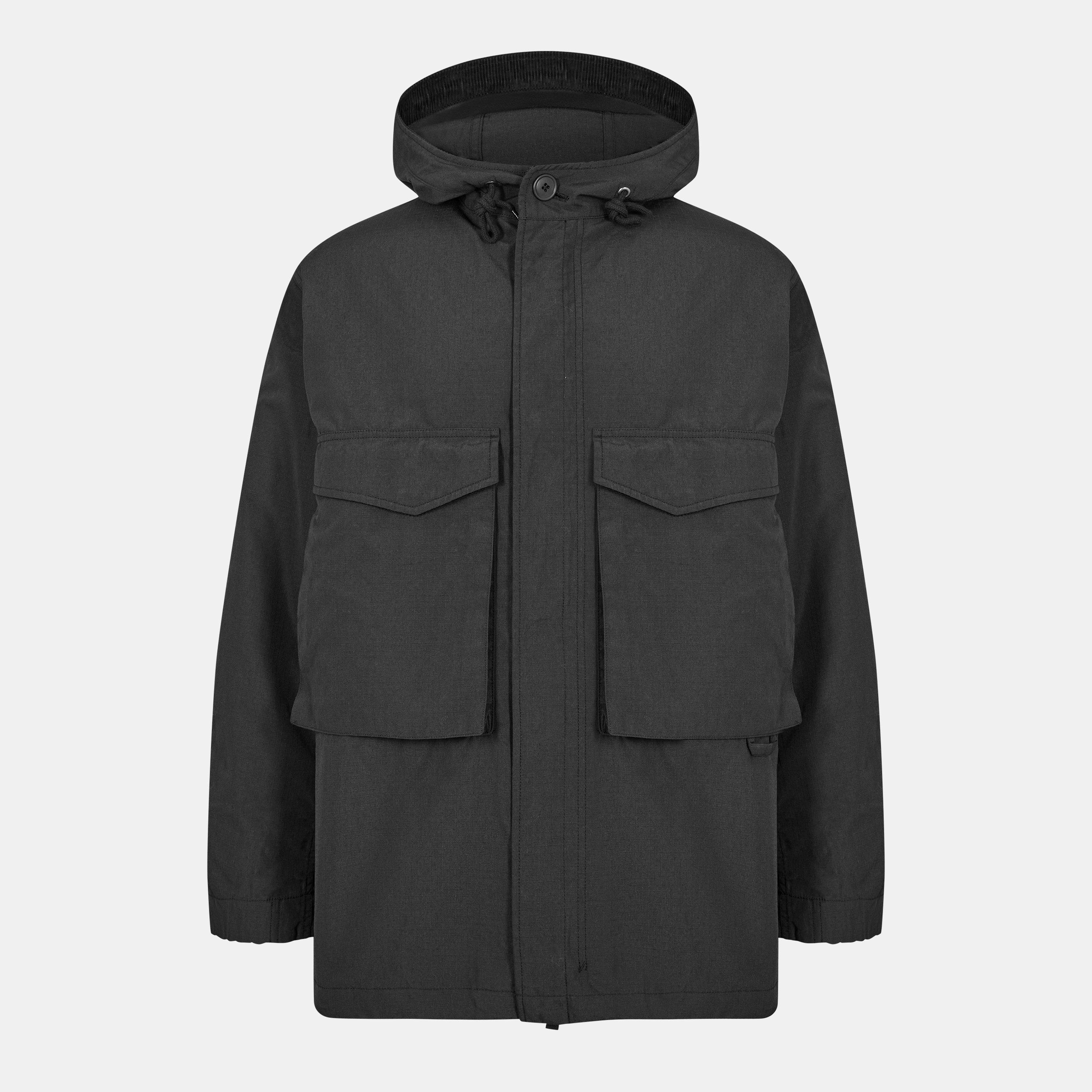Snow Peak Men's TAKIBI Rain Anorak - Black - Medium