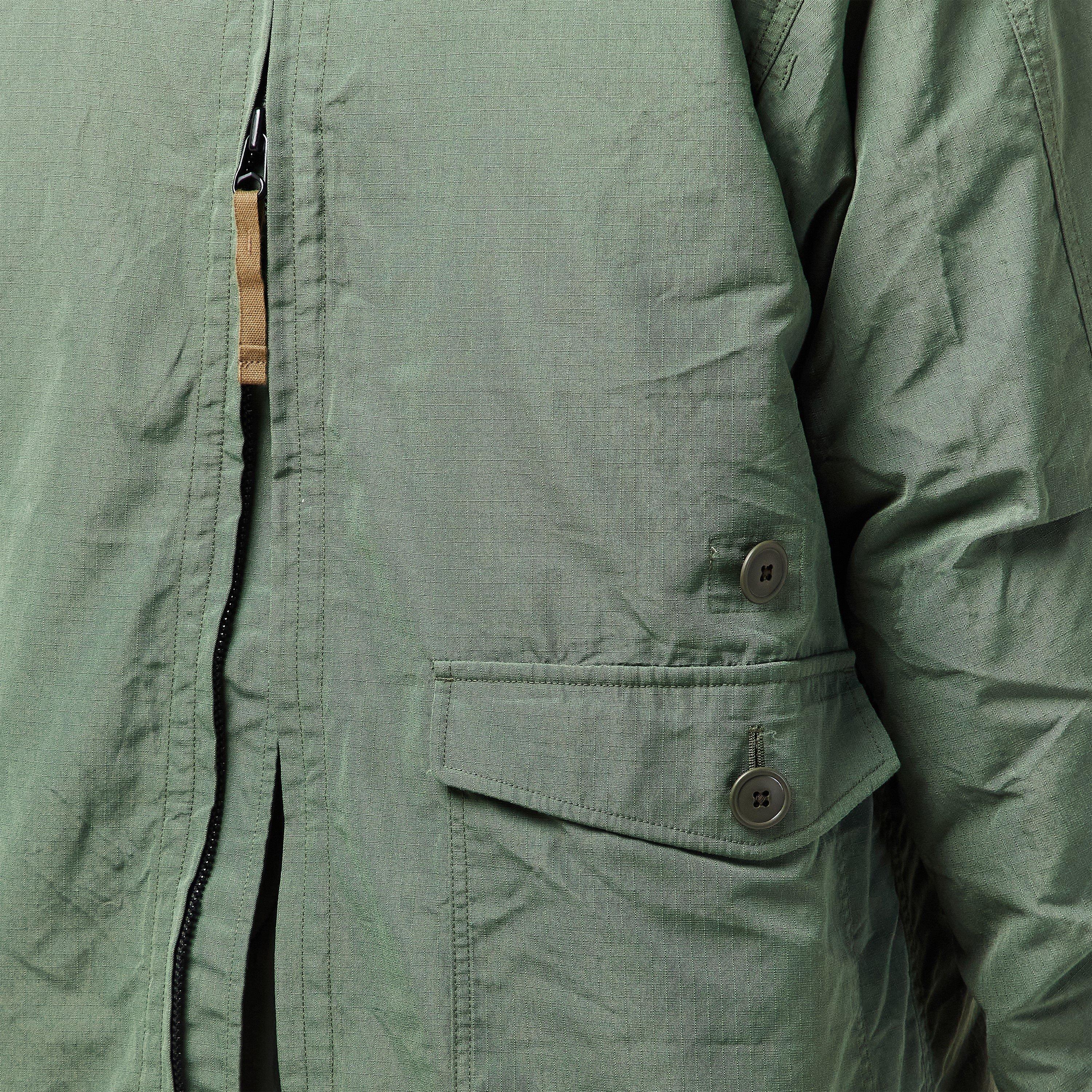 Olive - Snow Peak - Men's TAKIBI Rain Anorak - 5