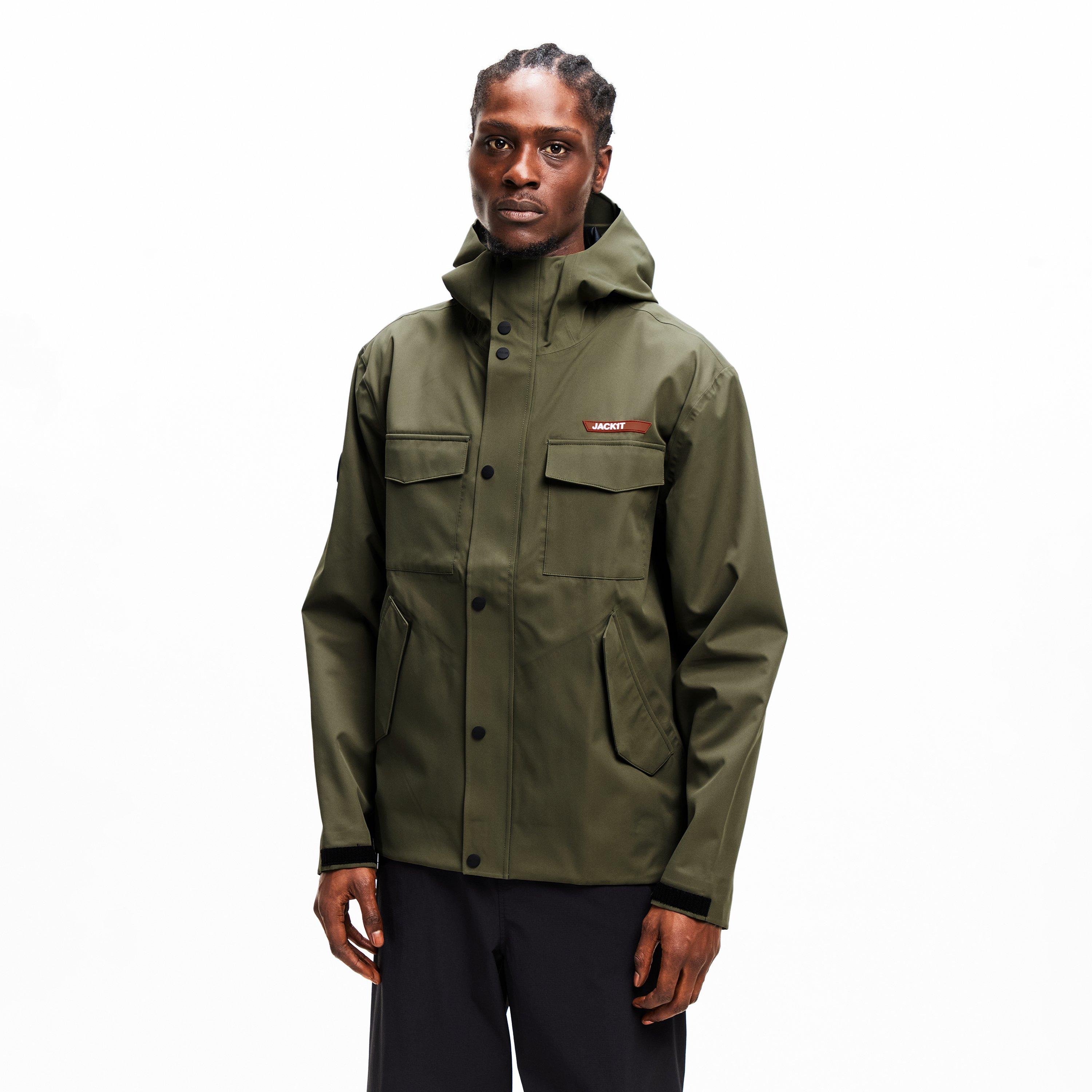 Olive - Jack1t - Men's Thorium H Rain Anorak - 3
