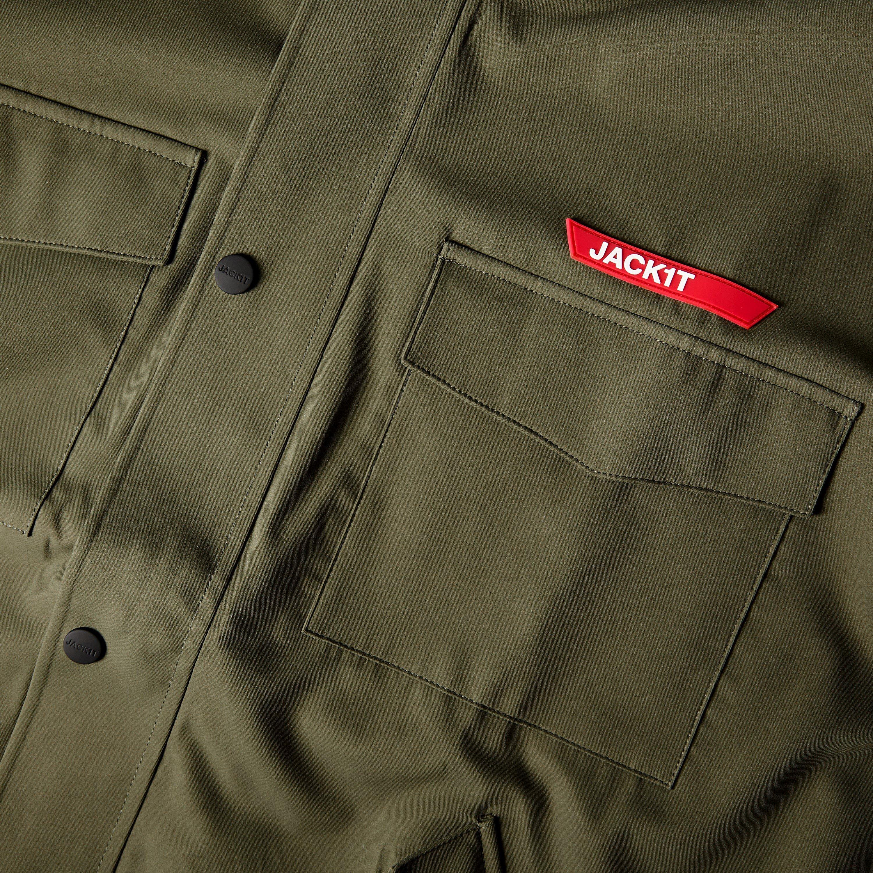 Olive - Jack1t - Men's Thorium H Rain Anorak - 5