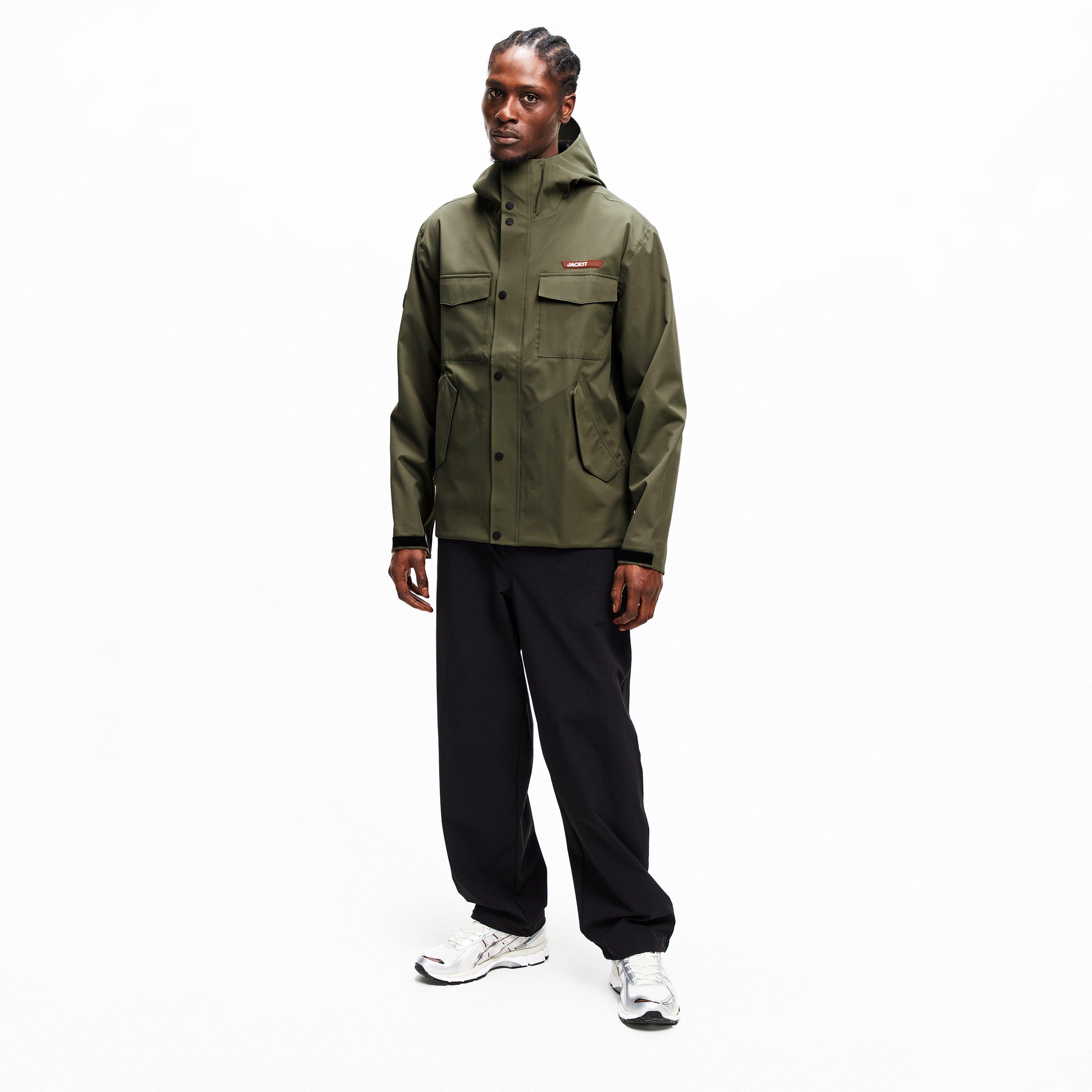 Olive - Jack1t - Men's Thorium H Rain Anorak - 6