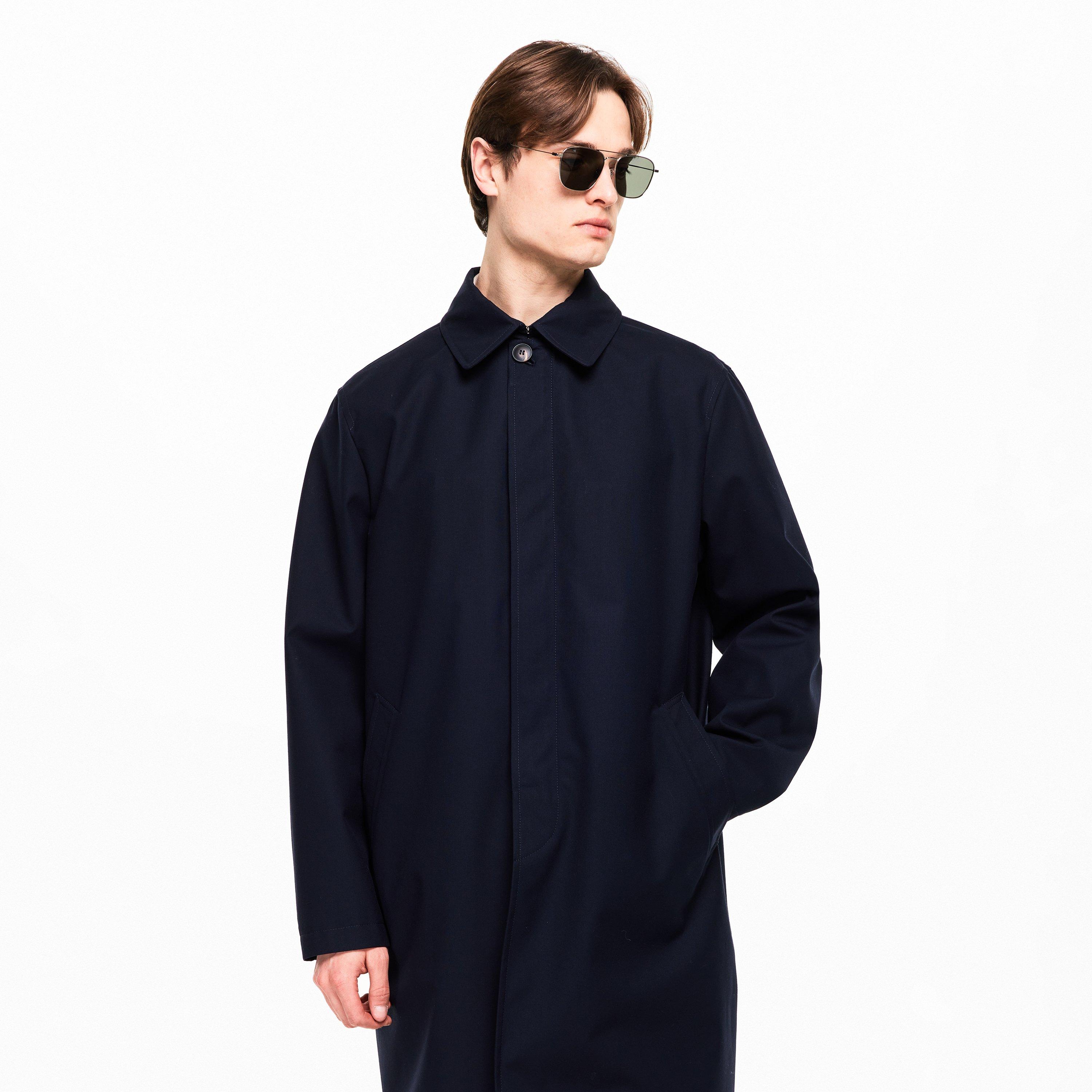 Navy - Gieves and Hawkes - Men's Franklin Rain Anorak - 3