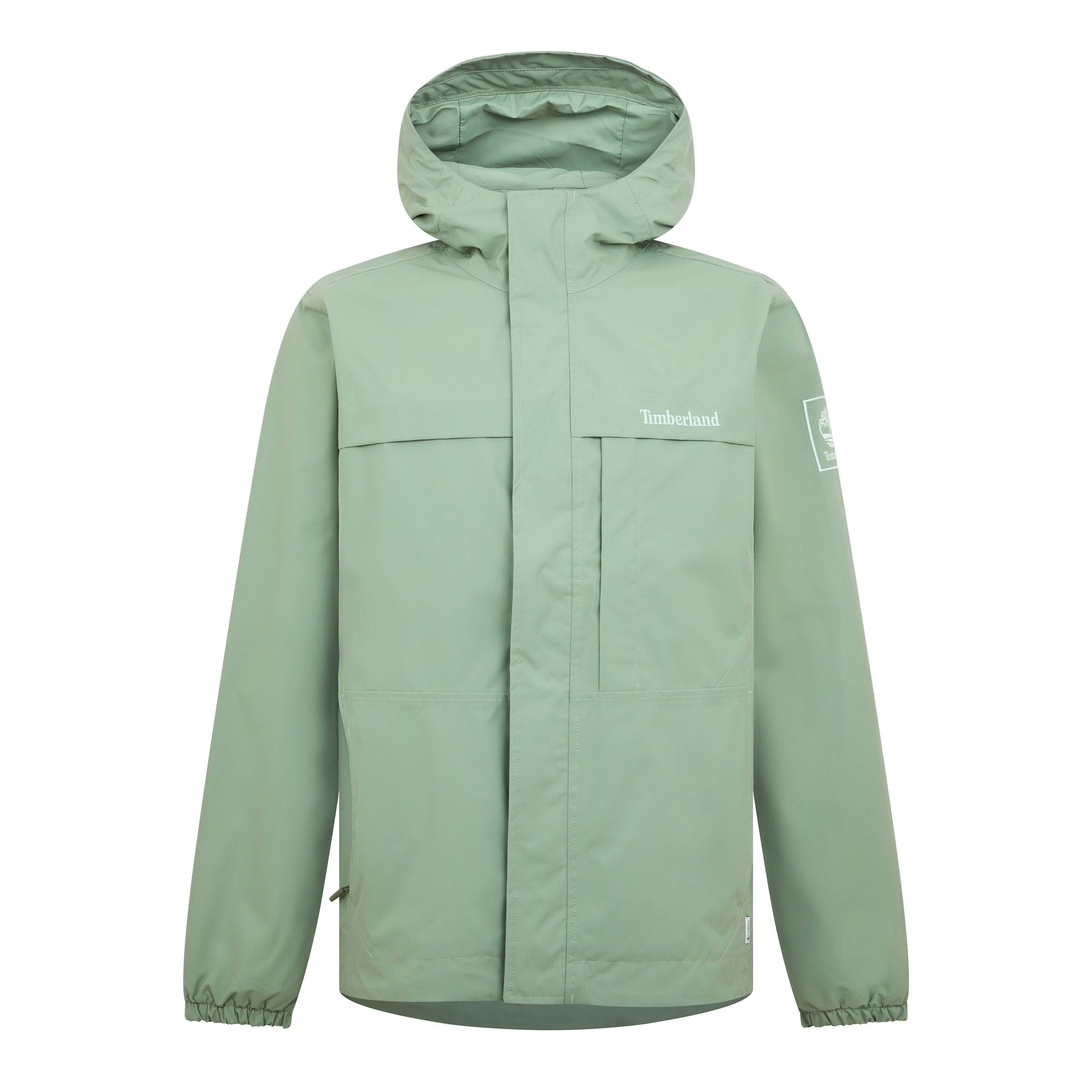 Timberland Men's Wp Shell Waterproof Rain Anorak - Pro Green Bay - M