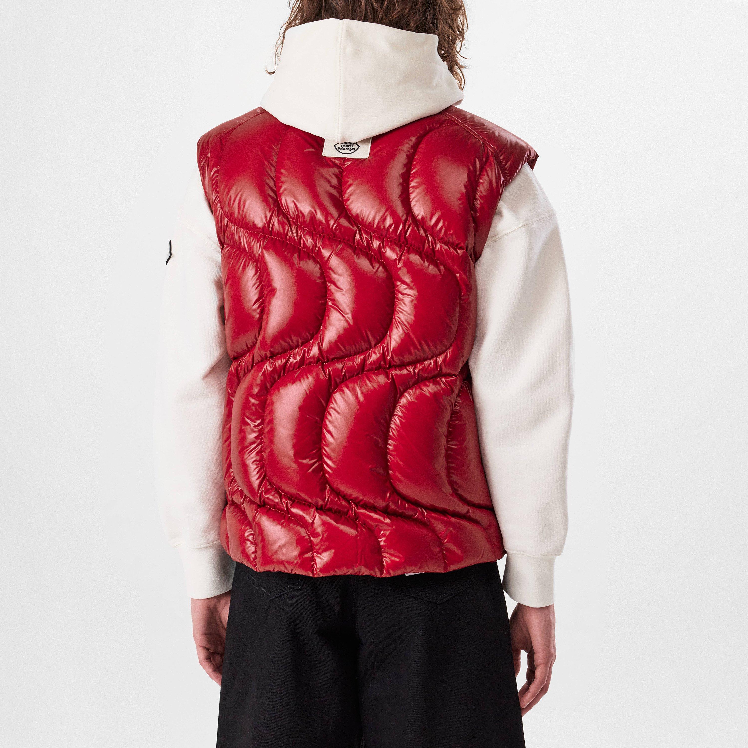Red 43A - Moncler X Palm Angels - Men's Gwenyth Down Quilted Gilet - 3