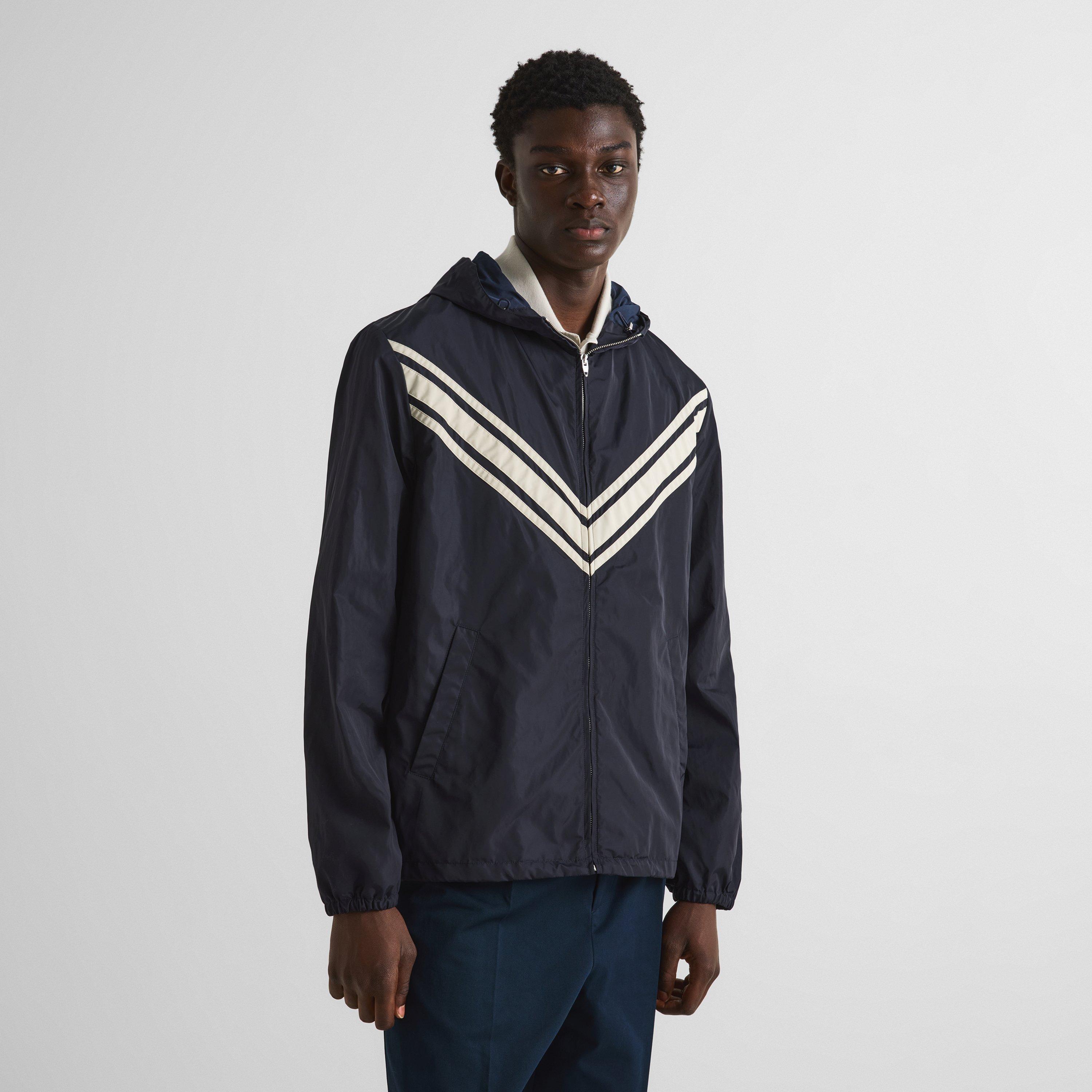 Marine/Beige - Valentino - Val Nylon Lucido Jkt Sn64 - 3
