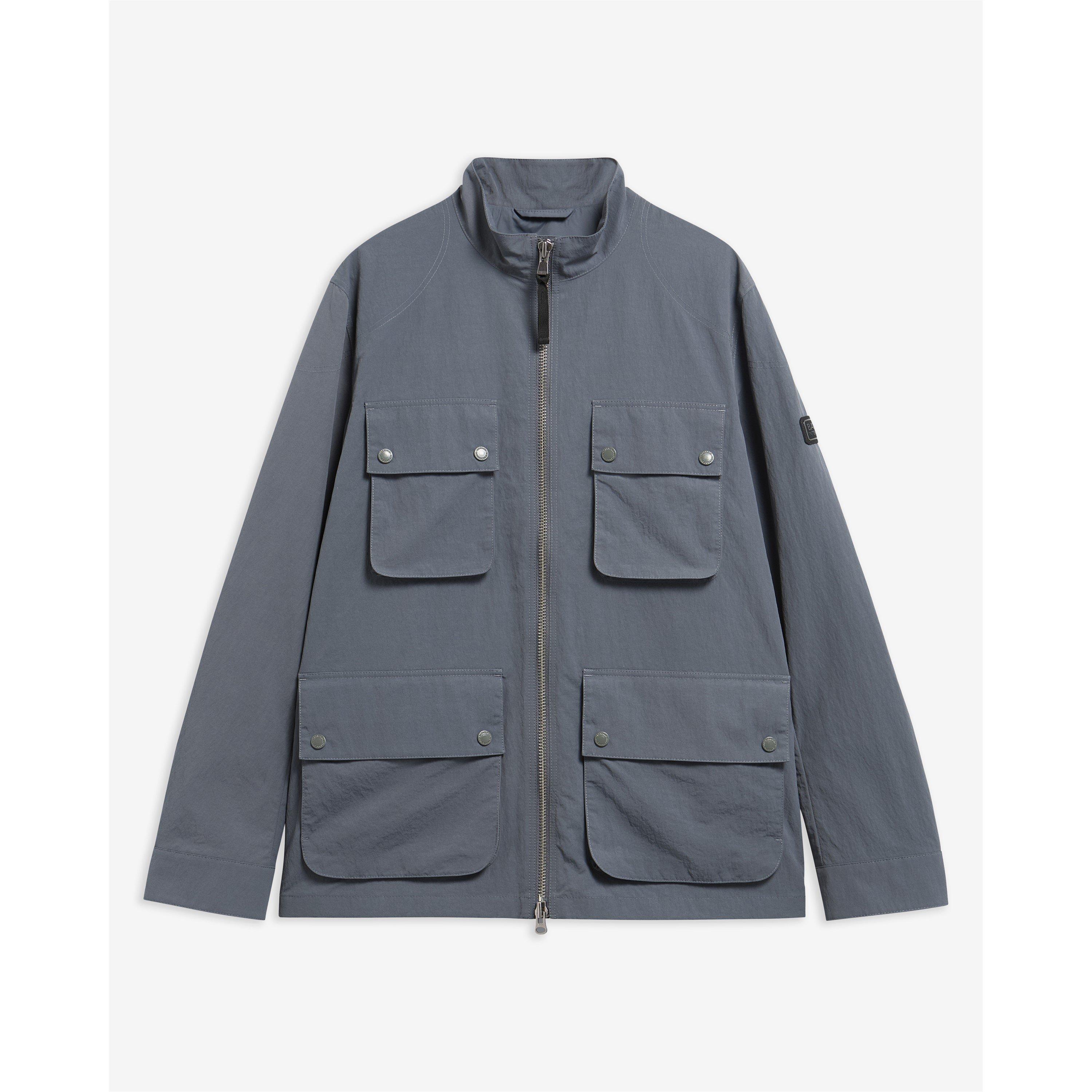 Washed Charcoal - Barbour International - Men's Course Full-Zip Anorak - 11