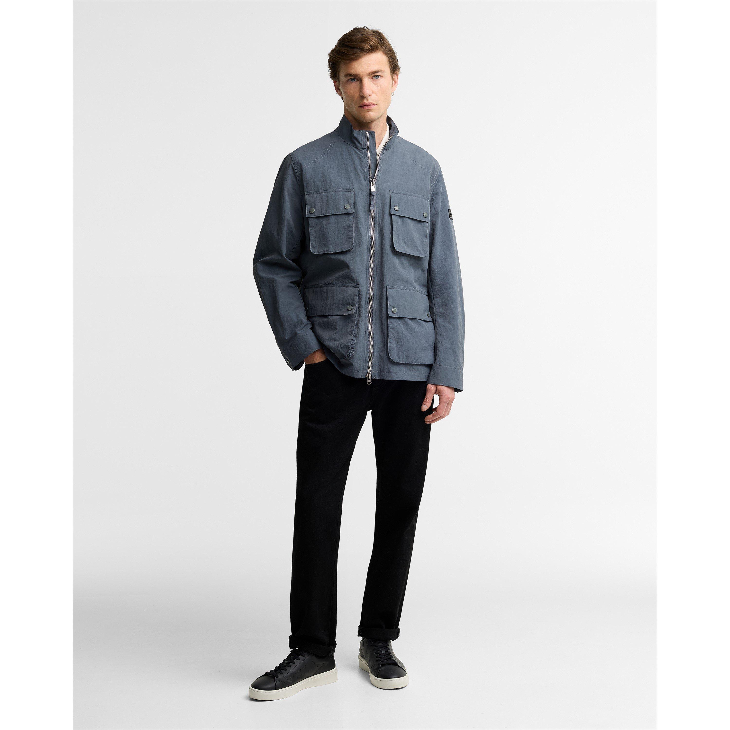 Washed Charcoal - Barbour International - Men's Course Full-Zip Anorak - 7