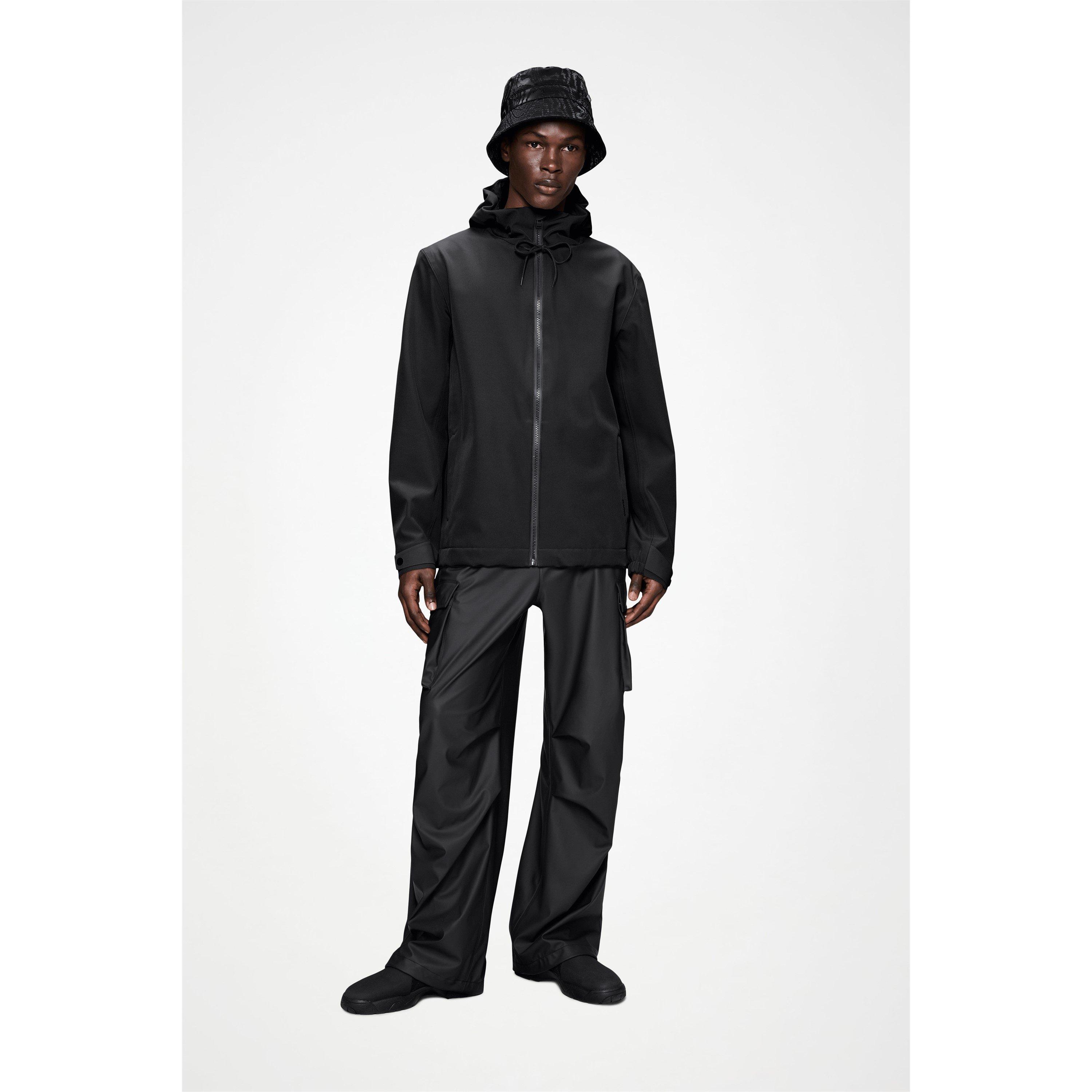 Black 01 - Rains - Suva Softshell Waterproof Jacket - 4