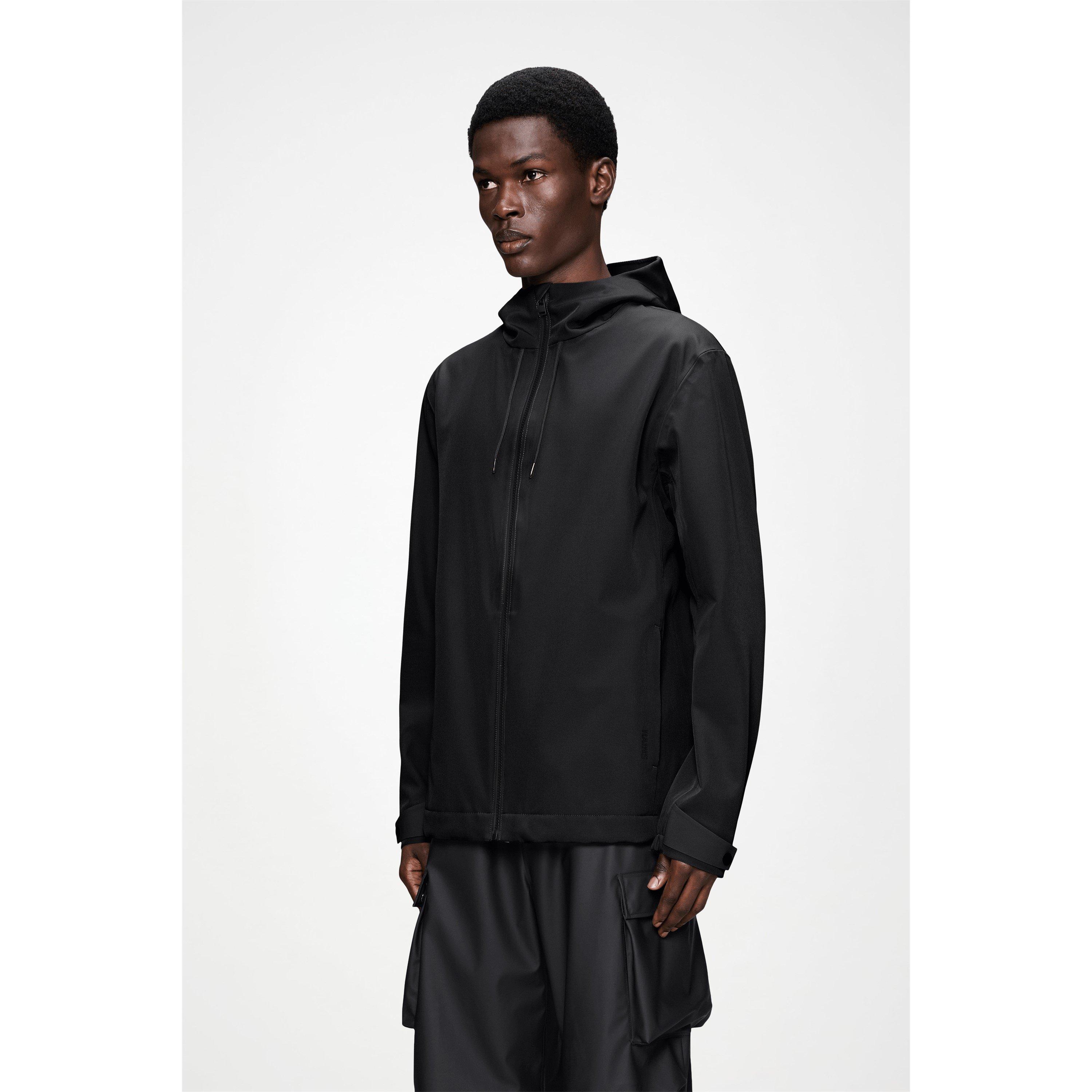 Black 01 - Rains - Suva Softshell Waterproof Jacket - 5