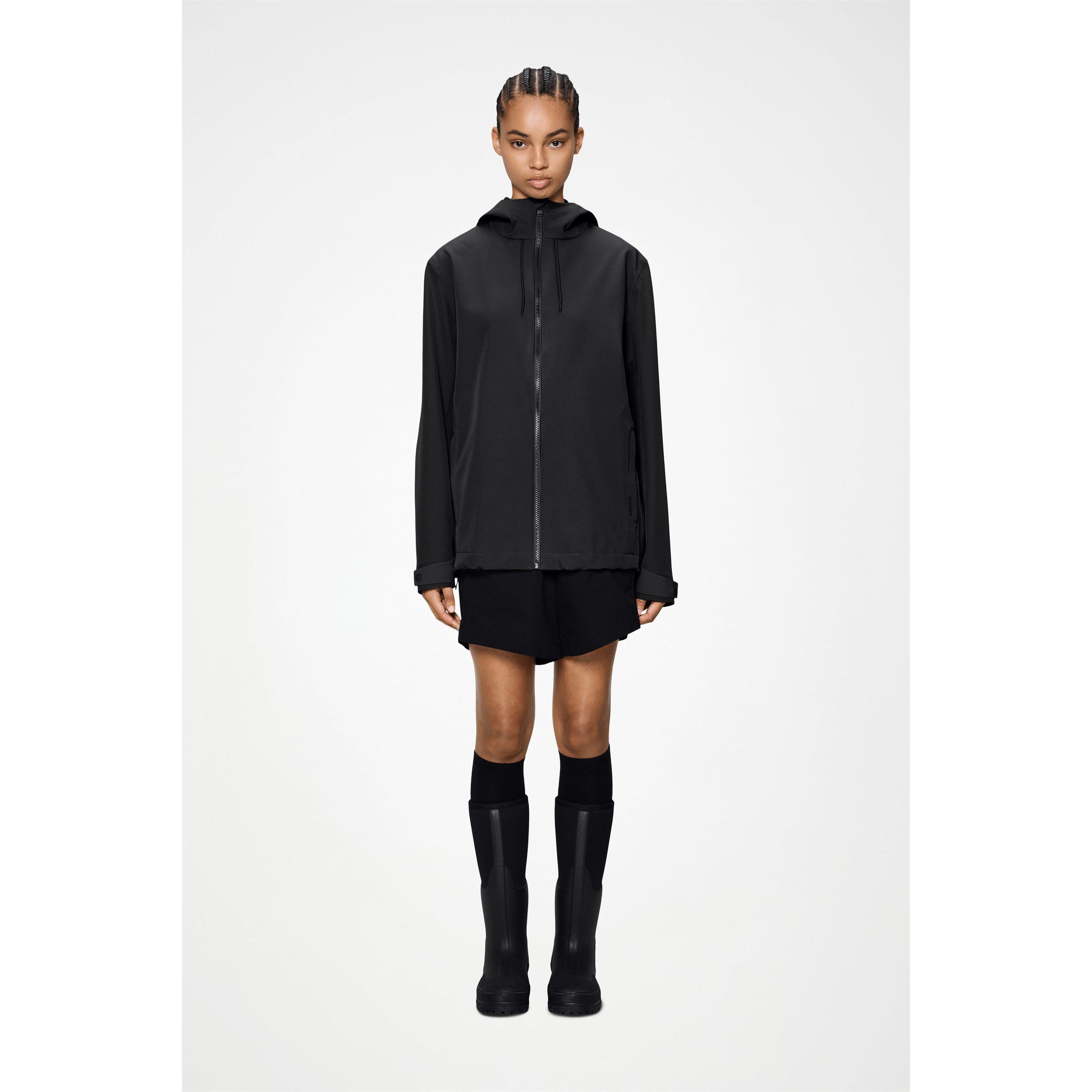 Black 01 - Rains - Suva Softshell Waterproof Jacket - 6